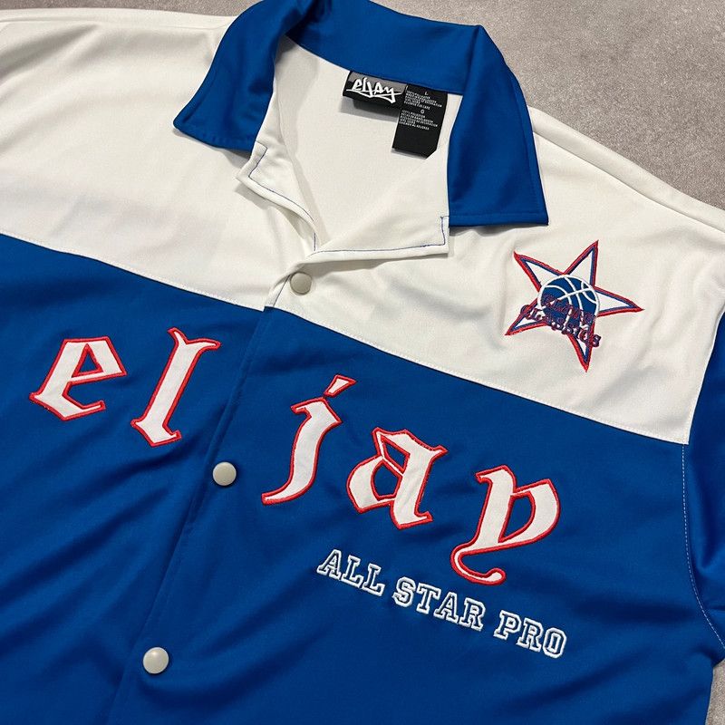 JNCO Vintage Hip Hop El Jay Jersey T-Shirt Retro Y2K 90s Oversize Size US L / EU 52-54 / 3 - 3 Thumbnail