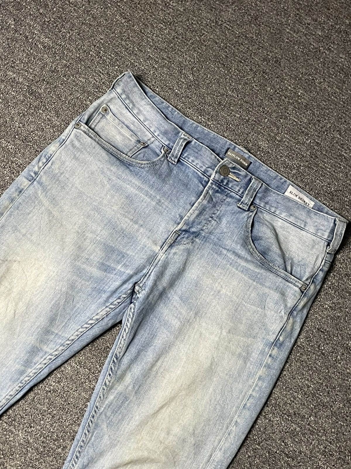 Japanese Brand × Vintage Vintage BAY FLOW Slim Skinny Jeans (84) Size US 32 / EU 48 - 4 Thumbnail