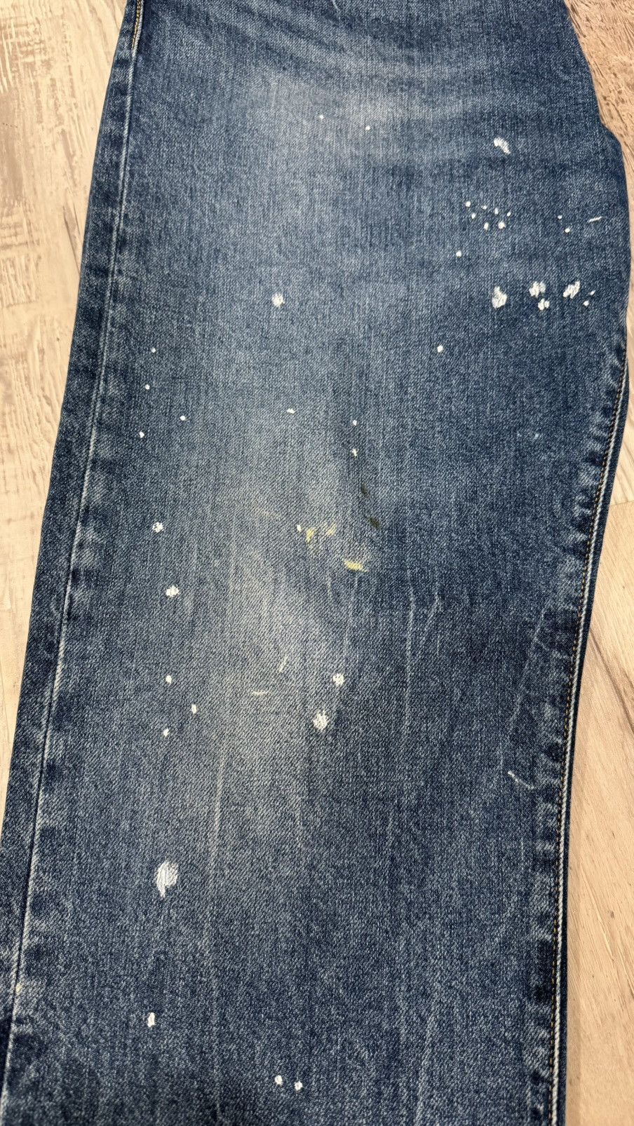 Polo Ralph Lauren Vintage Polo Ralph Lauren Paint Splatter Denim Size US 32 / EU 48 - 3 Thumbnail