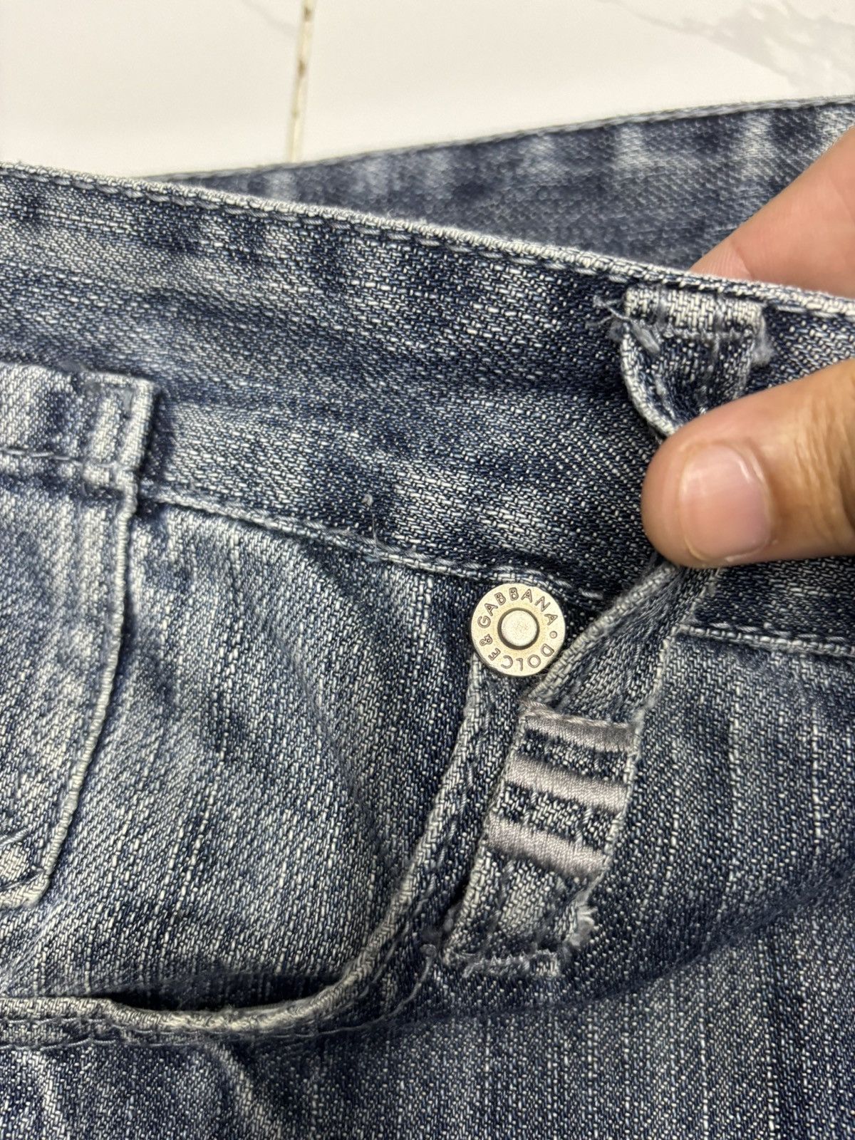 Dior Claw Mark Dolce & Gabbana Distressed Denim Jeans Size US 40 / EU 56 - 11 Thumbnail