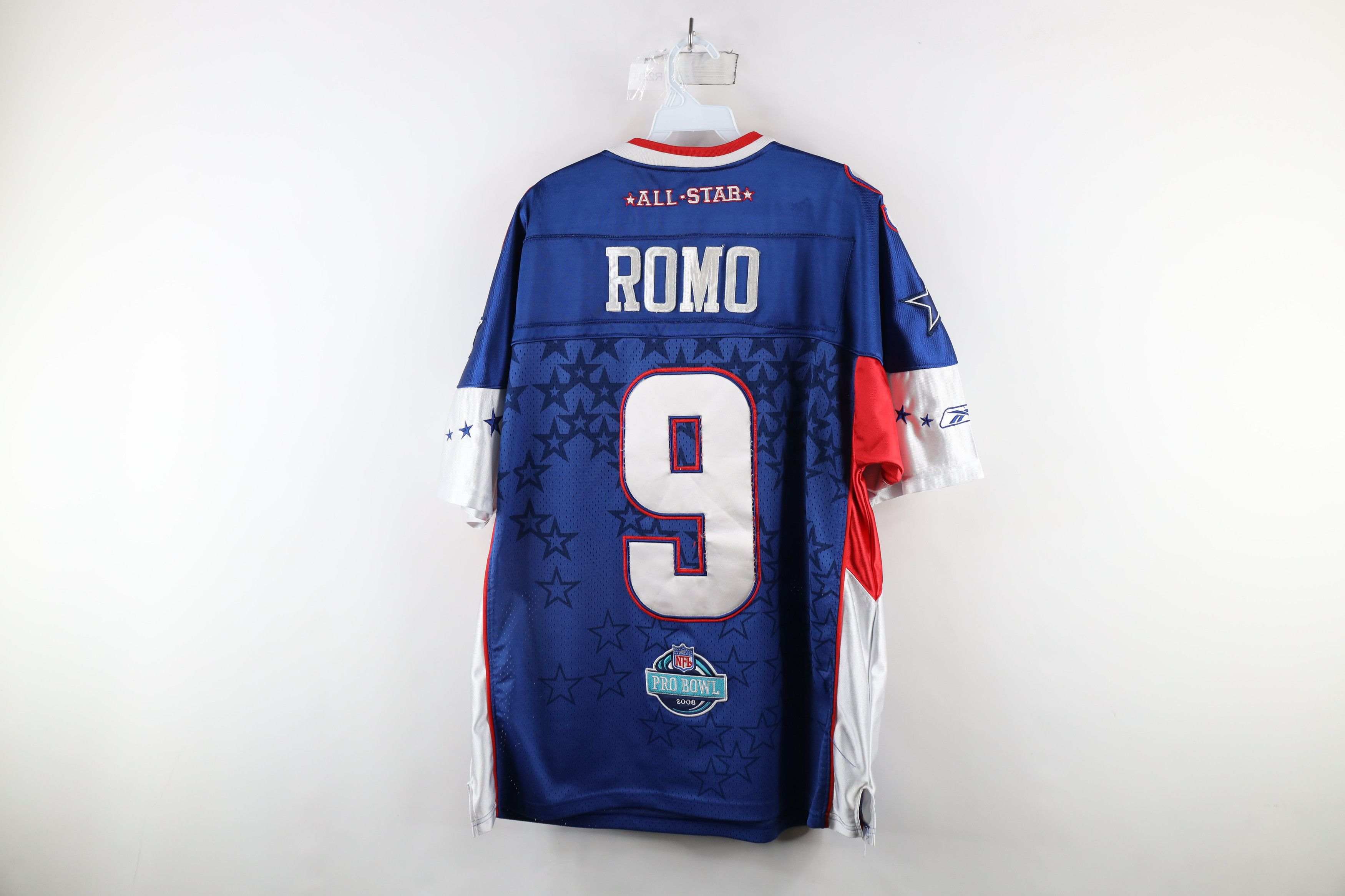 Reebok × Vintage Vintage Reebok Pro Bowl Tony Romo Football Jersey Blue #9 Size US XXL / EU 58 / 5 - 15 Thumbnail