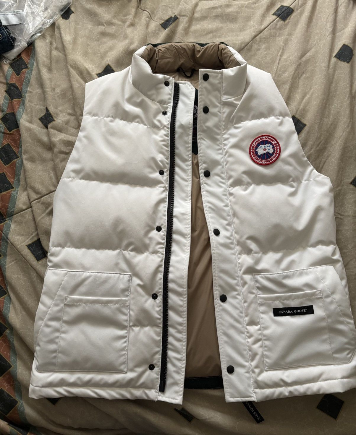 Canada Goose Freestyle Vest White/Green