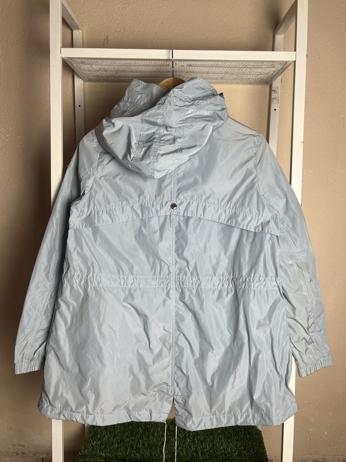 Prada Prada Light Blue Nylon Parka Jacket Stains Size M / US 6-8 / IT 42-44 - 8 Thumbnail