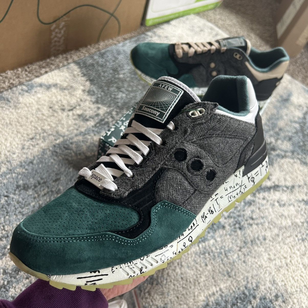 AFEW S70504-1 2020 AFEW STORE x SAUCONY SHADOW 5000 TiME & SPACE Size US 12 / EU 45 - 10 Thumbnail