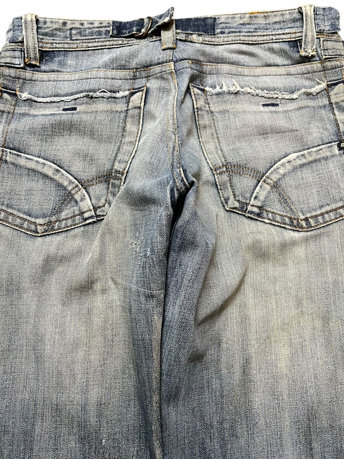 GAS Vintage GAS Slimfit Mudwash Distressed Denim Size US 30 / EU 46 - 6 Thumbnail