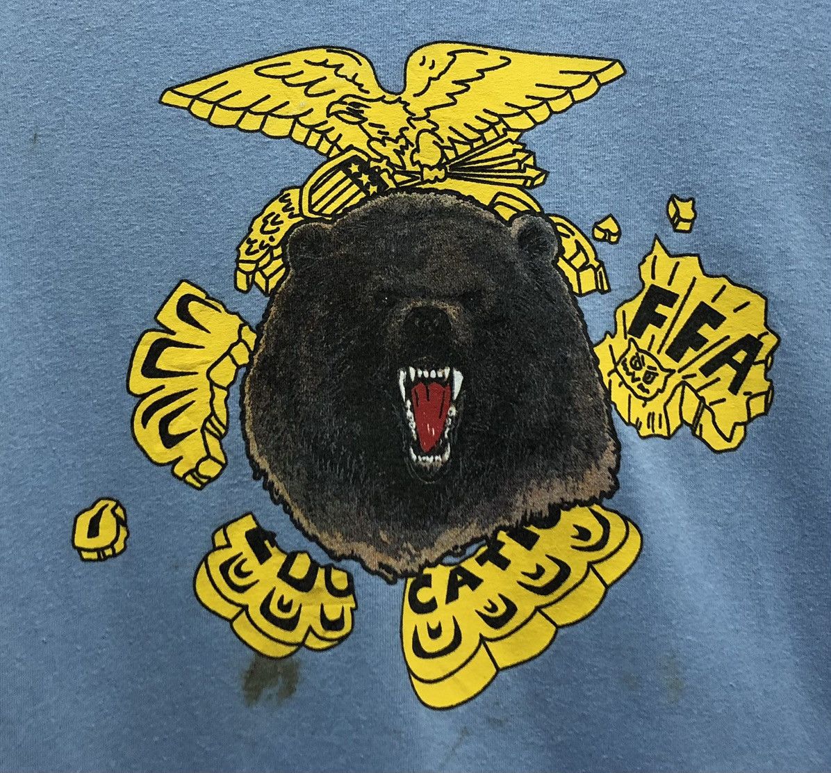 Vintage Vintage Gildan BHSFFA T-Shirt Size US L / EU 52-54 / 3 - 3 Thumbnail