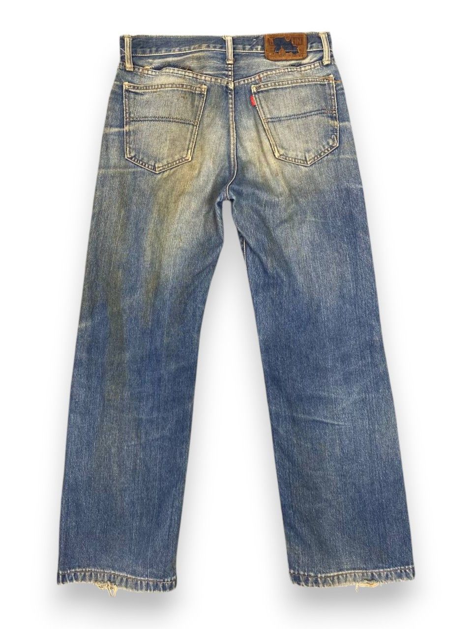 Big John vintage big john distressed denim nice design Size US 32 / EU 48 - 2 Thumbnail