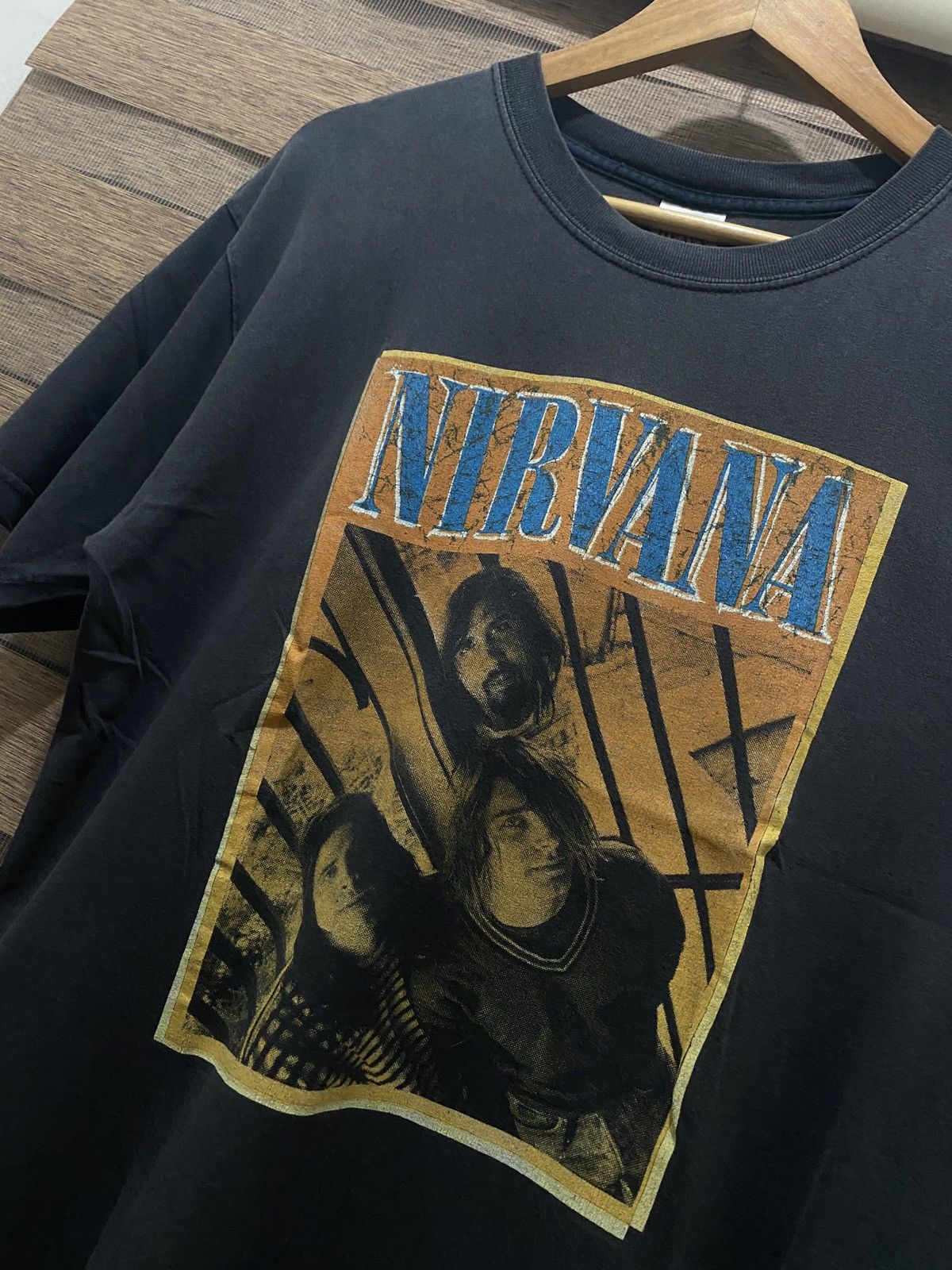 Band Tees × Vintage Vintage 2000s Nirvana Album Band Portrait Size US L / EU 52-54 / 3 - 4 Thumbnail