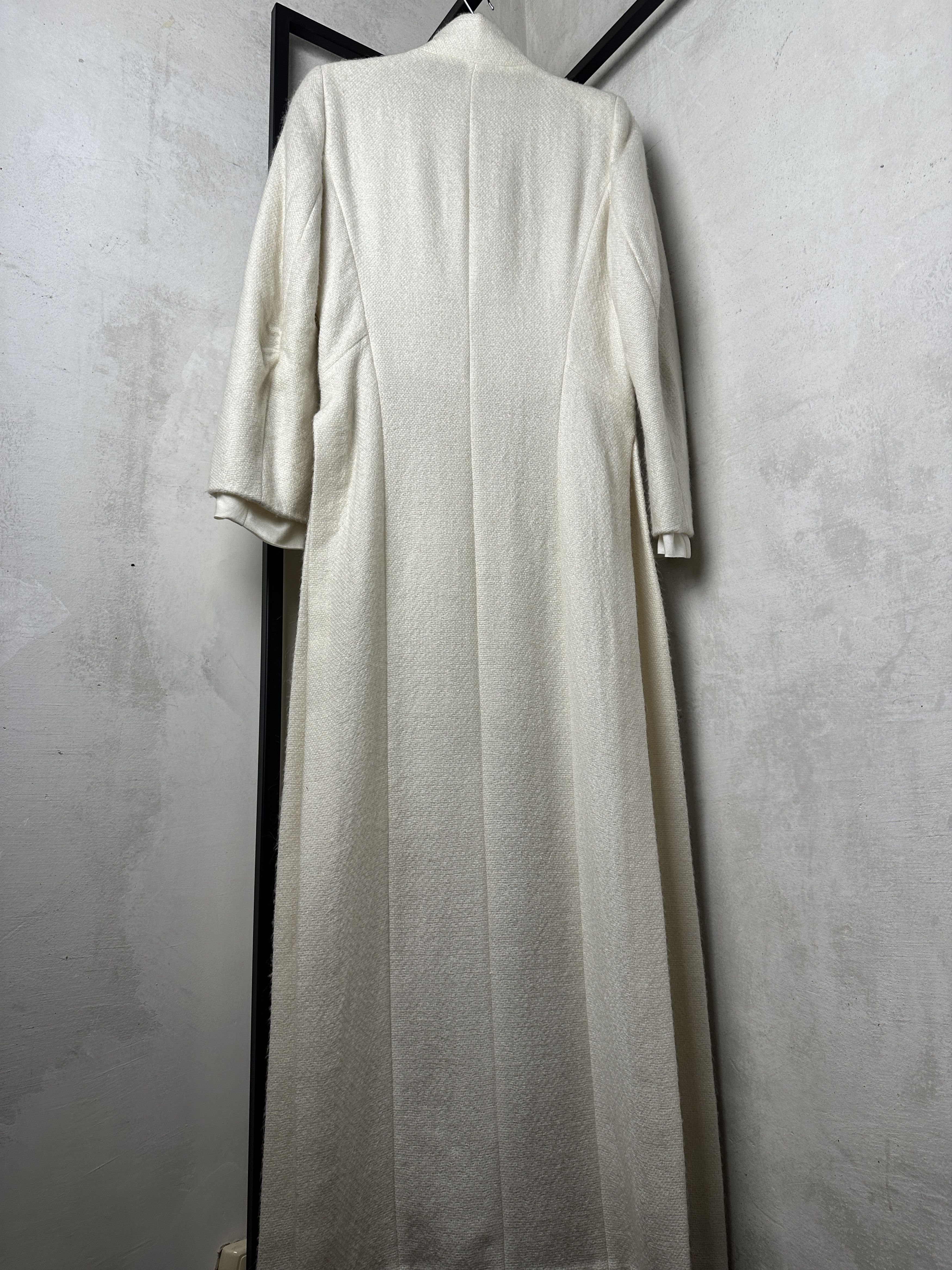 Ann Demeulemeester Ann Demeulemeester FW13 Milk Maxi Coat Size S / US 4 / IT 40 - 14 Thumbnail