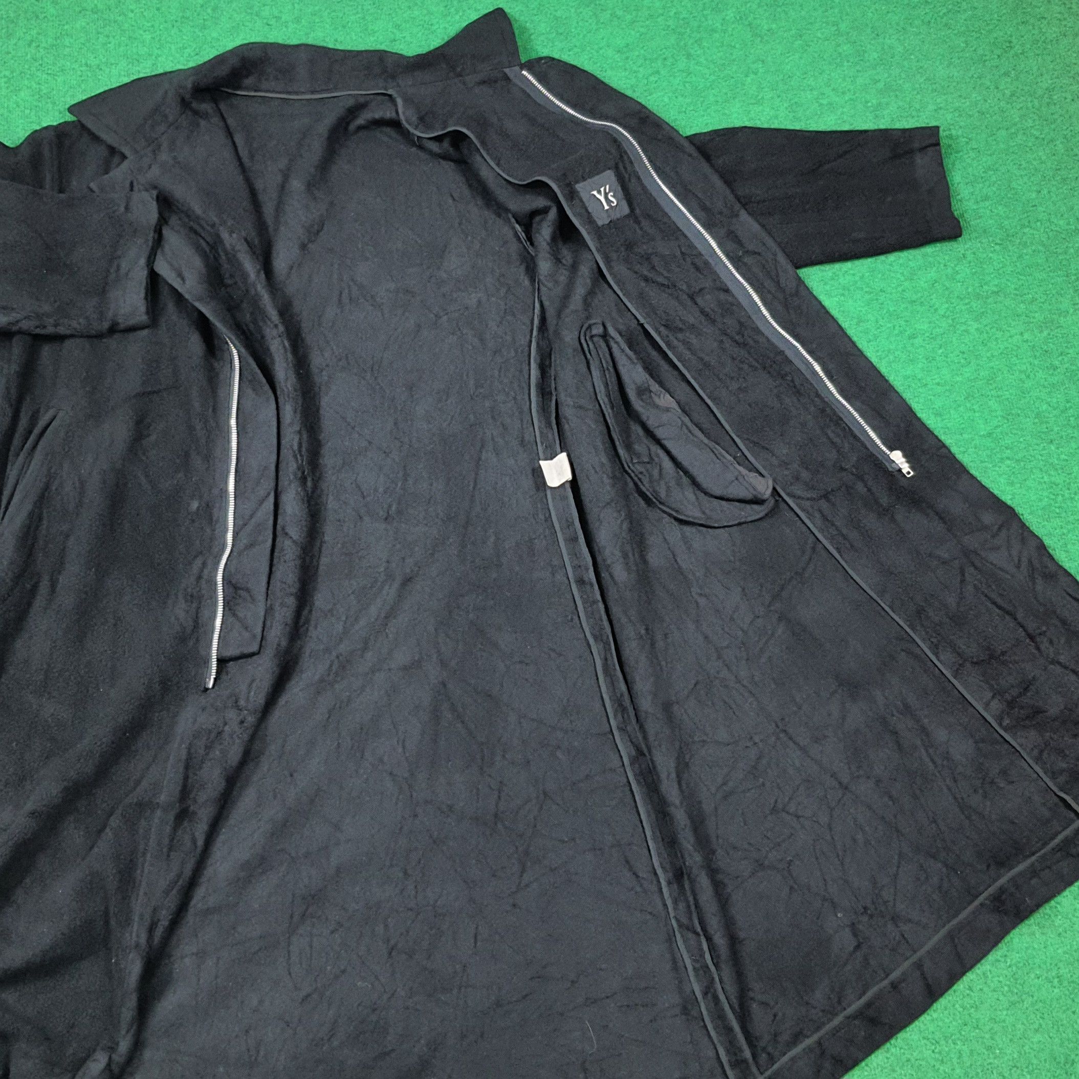 Y's Vintage Y's Yohji Yamamoto Fleece Jacket Overcoat C284N1 Size US XXL / EU 58 / 5 - 6 Thumbnail