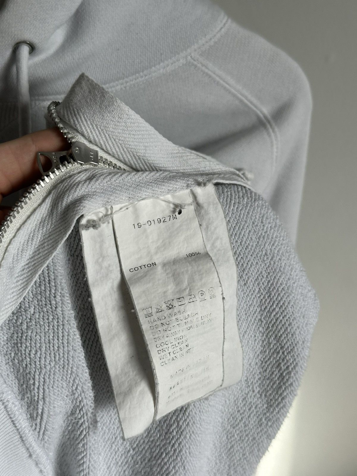 Sacai Sacai Spring/Winter Side Zip Hoodie Size US L / EU 52-54 / 3 - 6 Thumbnail