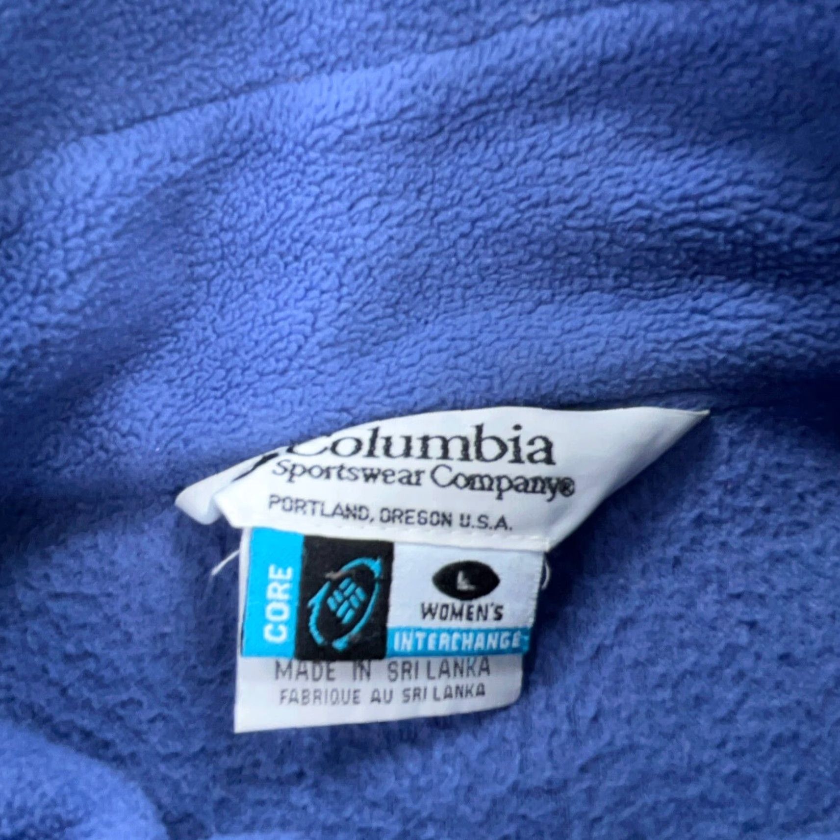 Vintage VINTAGE Columbia Jacket Women Large Purple Fleece Core Interchange Layer Full Zip A03 Size L / US 10 / IT 46 - 3 Thumbnail