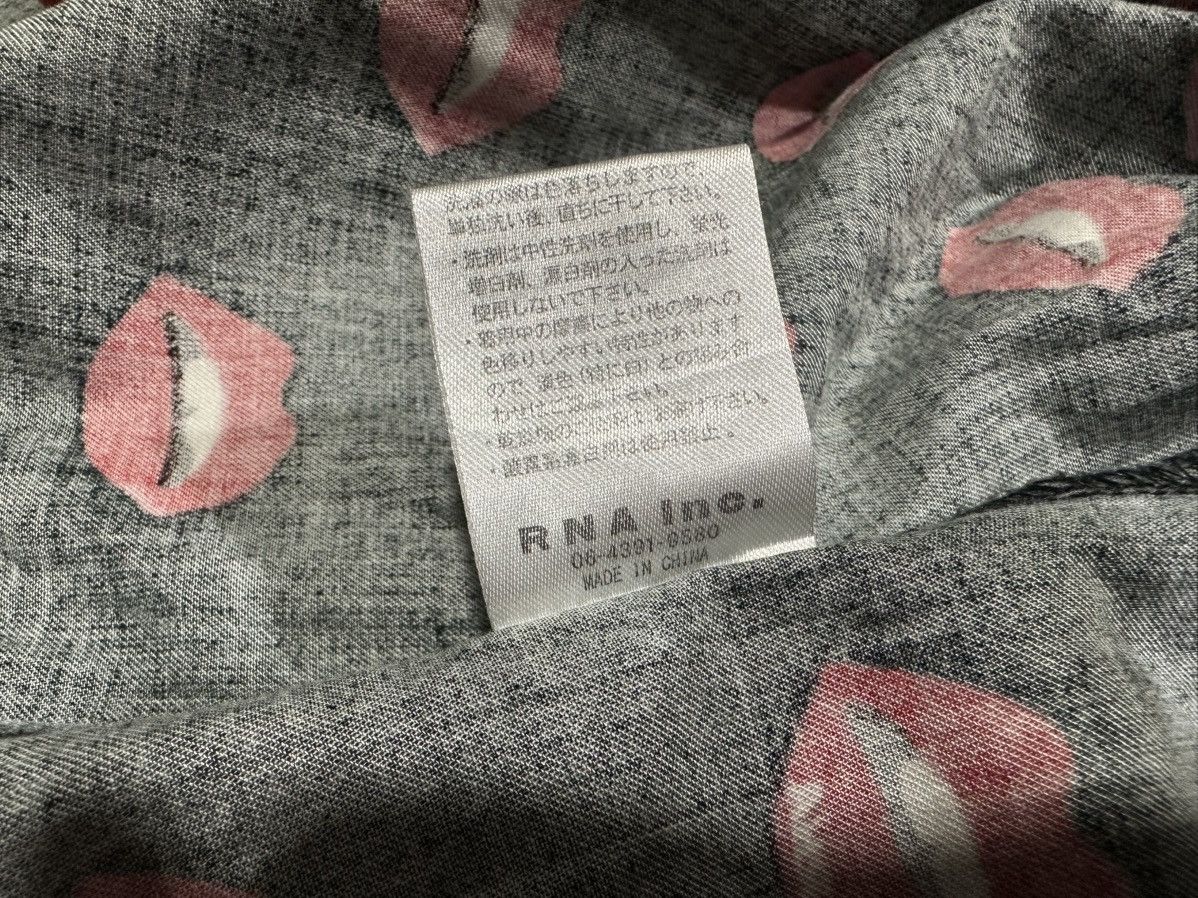 Hysteric Glamour × Japanese Brand × Seditionaries 🔥Sick Y2K RNA Inc Shirt Lips Overprinted Size US M / EU 48-50 / 2 - 10 Thumbnail