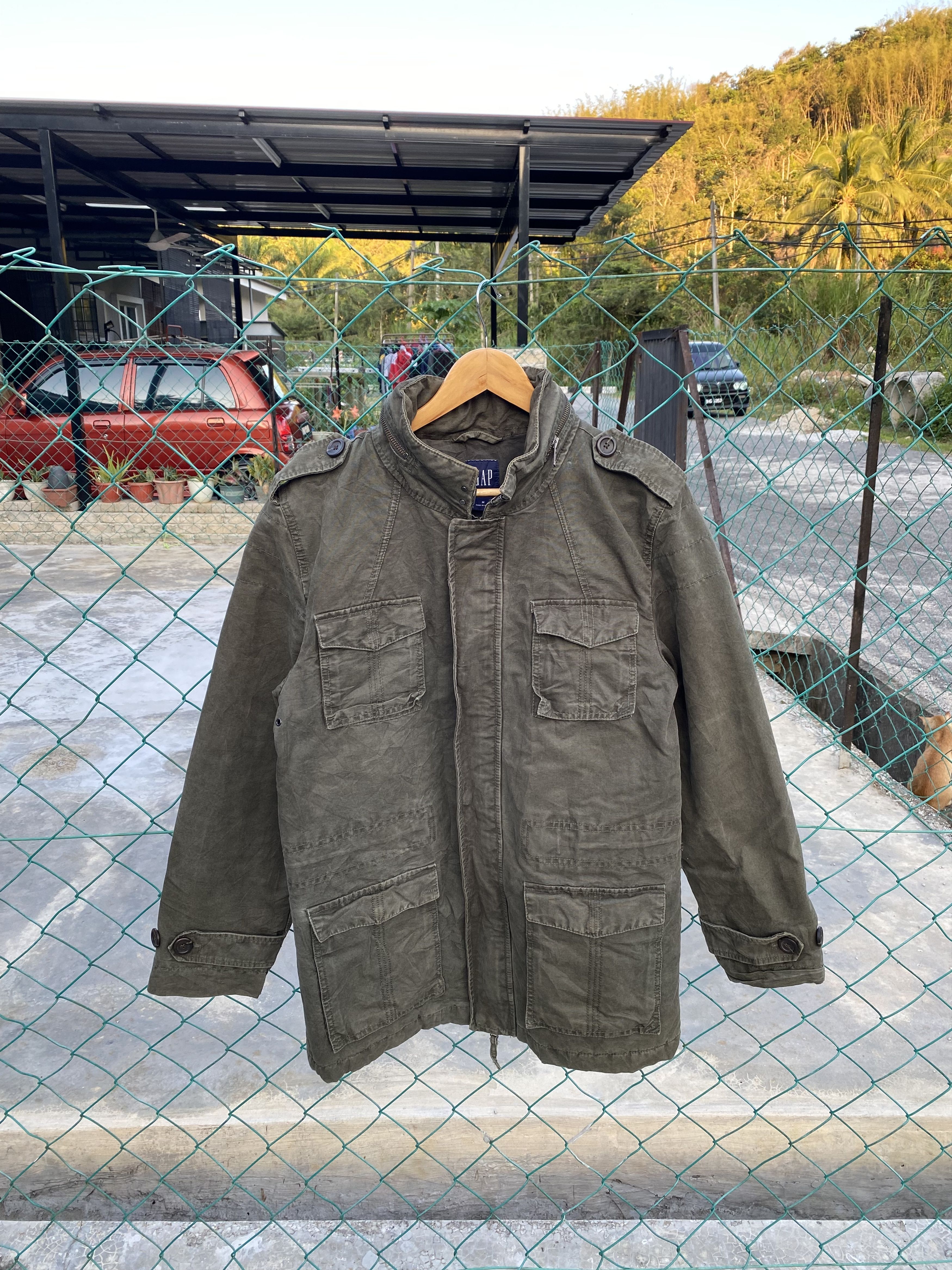 Gap × Vintage Gap army green jacket Size US M / EU 48-50 / 2 - 1 Thumbnail
