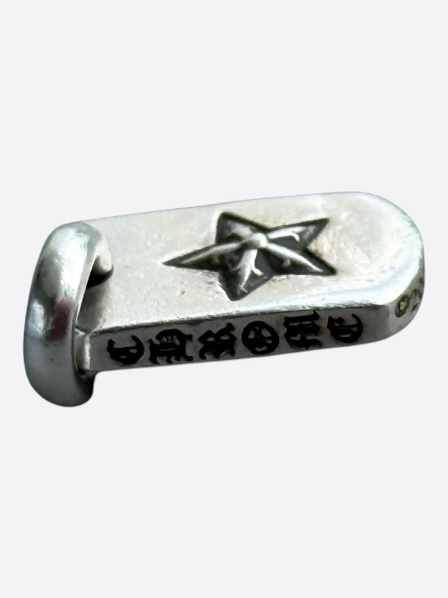 Chrome Hearts Chrome Hearts Silver Tiny Star Dog Tag Pendant Size ONE SIZE - 2 Thumbnail