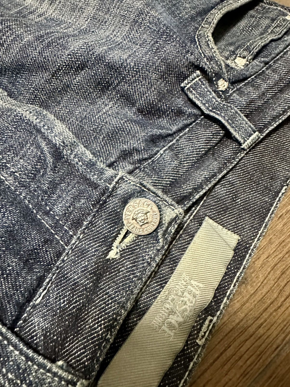 Versace × Vintage Vintage Versace Oversize Y2K Fit Jeans Size US 36 / EU 52 - 11 Thumbnail