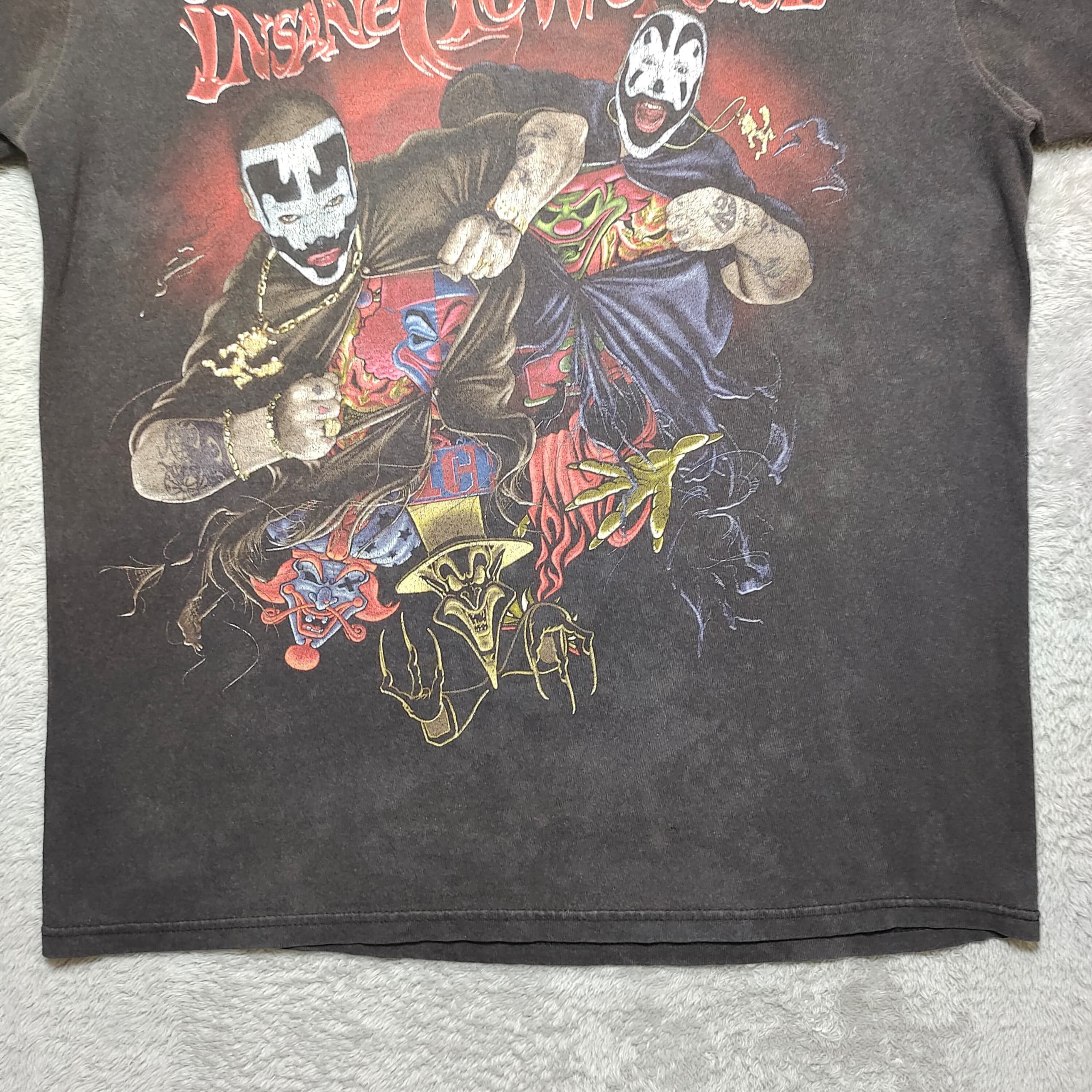 Band Tees VINTAGE DISTRESSED FADED INSANE CLOWN POSSE BLACK T SHIRT Size US M / EU 48-50 / 2 - 8 Thumbnail