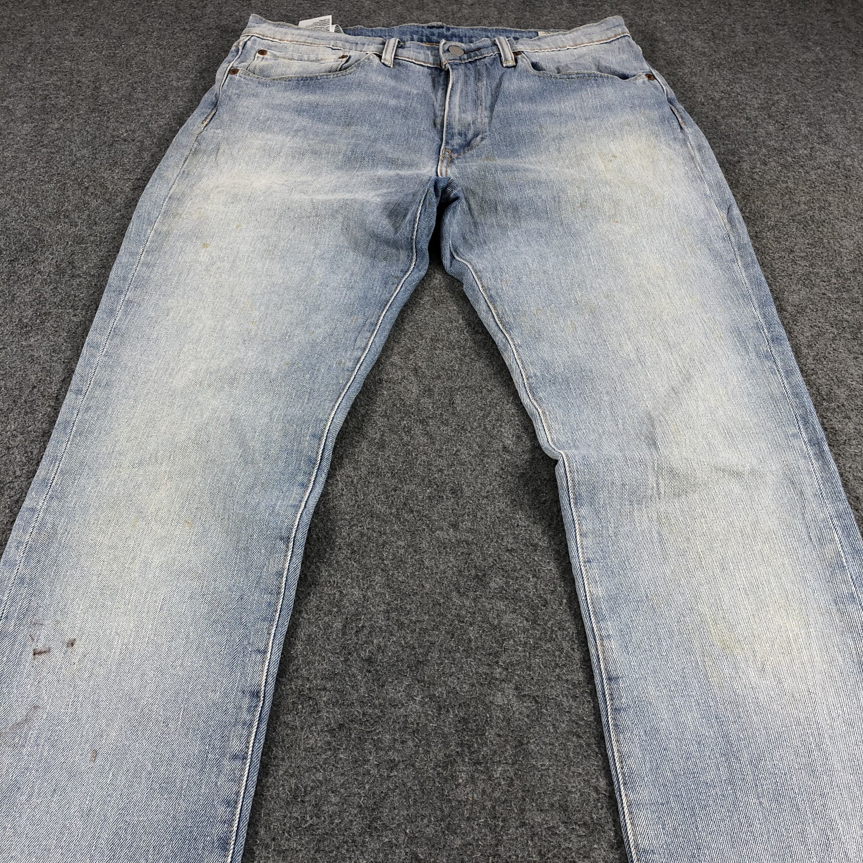 Levi's Vintage Levis 511 Jeans Light Washed Denim KJ473 Size US 33 - 3 Thumbnail