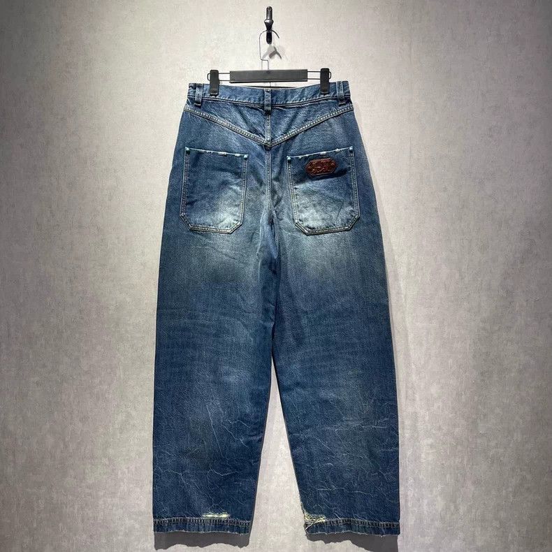 Louis Vuitton LOUIS VUITTON Turquoise Jeans Size US 30 / EU 46 - 2 Thumbnail