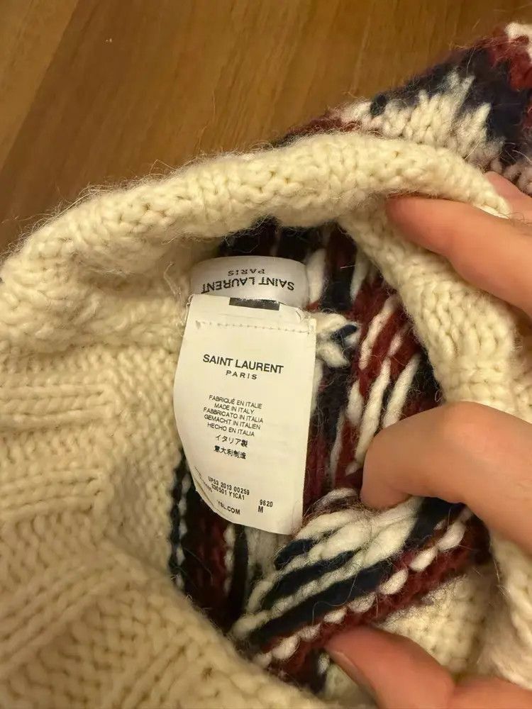 Saint Laurent Paris Saint Laurent Paris by Hedi 13AW Runway Knitwear Hat-2507 Size ONE SIZE - 6 Thumbnail