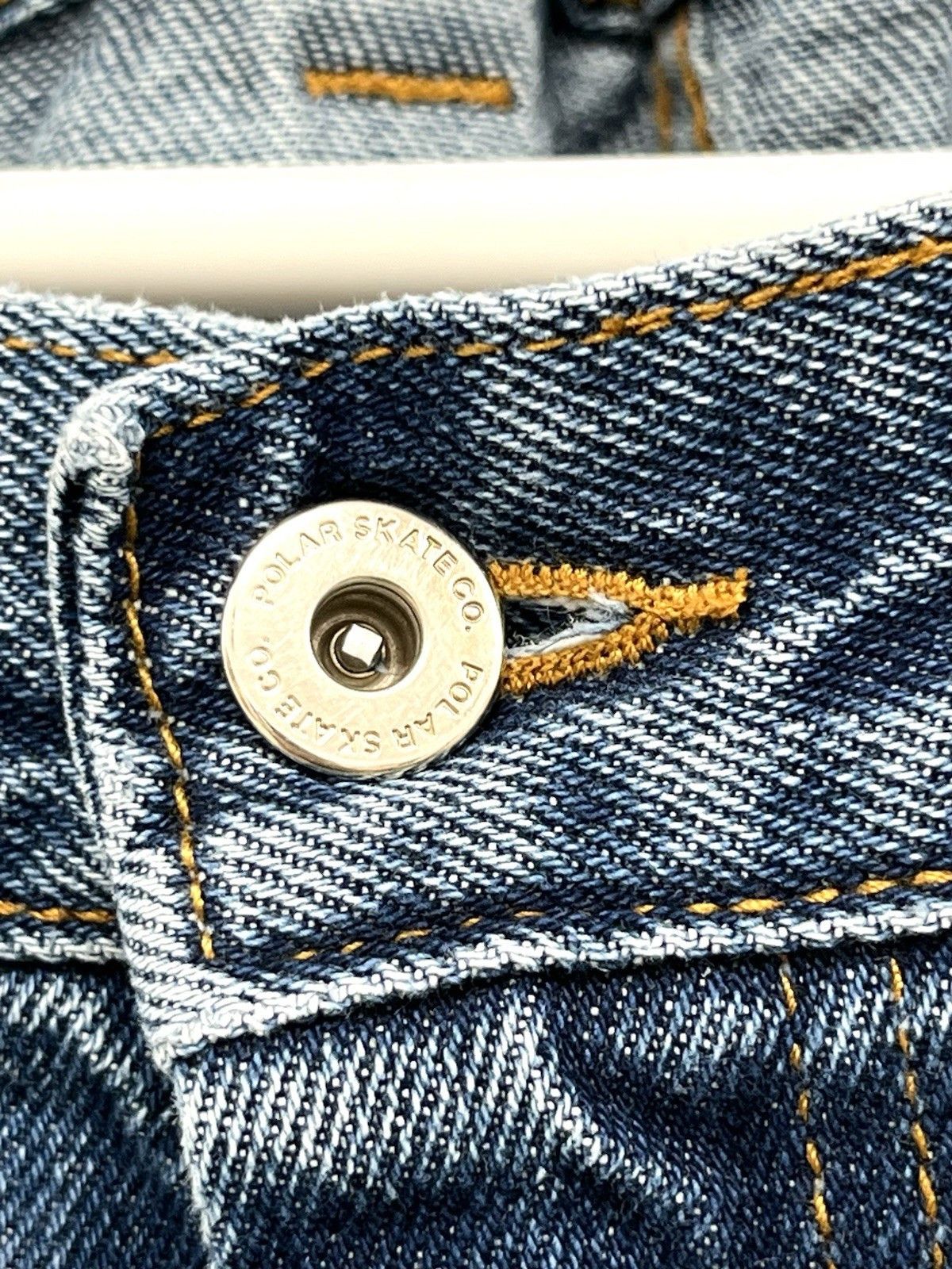 Polar Skate Co. Polar Skate Co '93 Denim Baggy Jeans 34x34 Blue Denim Skate Size US 34 / EU 50 - 4 Thumbnail