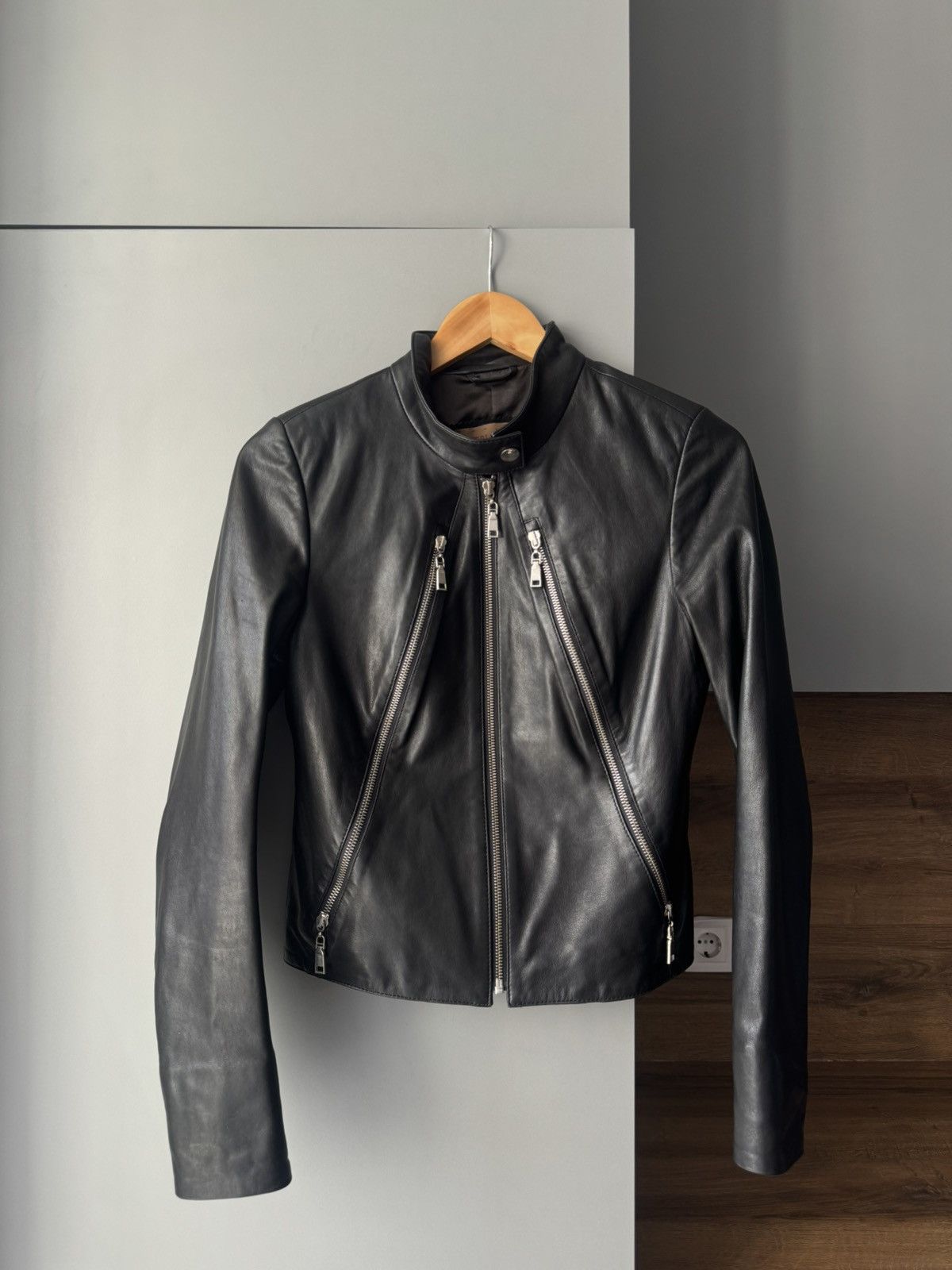 Vintage Like Maison Margiela Leather 5 Zips Jacket Size XS / US 0-2 / IT 36-38 - 1 Thumbnail