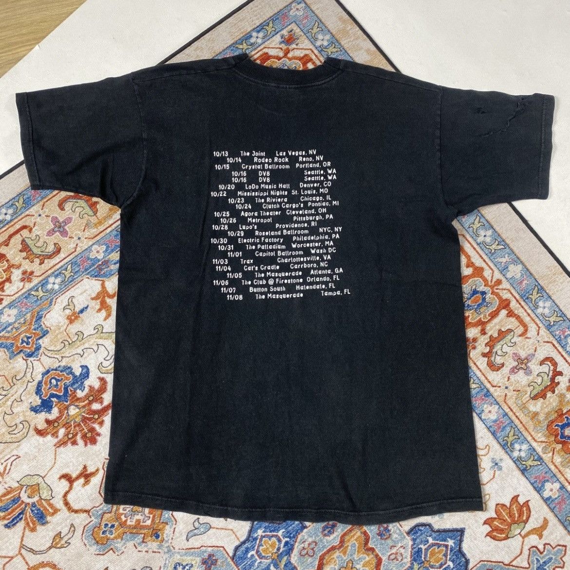 4GSELLER Vintage rancid tour as 1998 tshirt band Size US XL / EU 56 / 4 - 9 Thumbnail