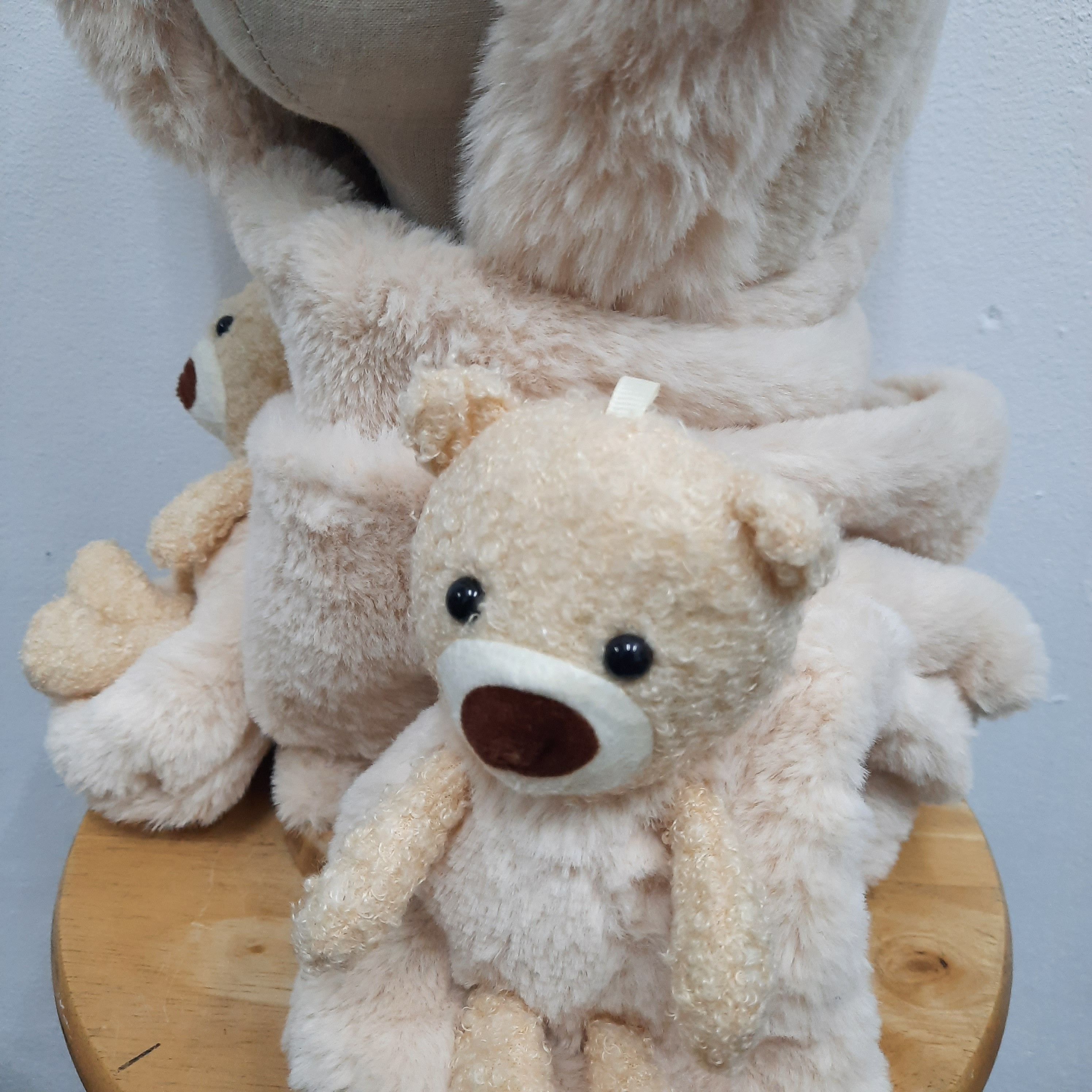 🧸 Japanese brand teddy bear with mafla earflap beanie hat