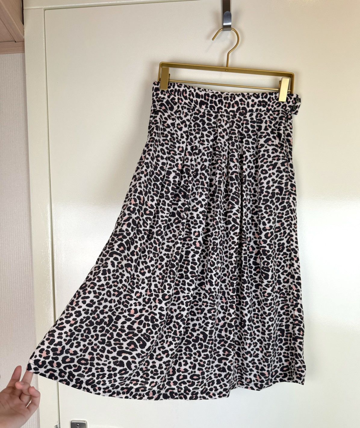 Japanese Brand × Zadig & Voltaire Zadig Voltaire knee length rock skirt leopard print animal Size 26" / US 2 / IT 38 - 2 Thumbnail