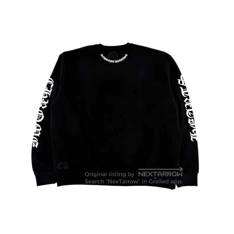 Chrome Hearts CHROME HEARTS Size M Black letter sweater Size US M / EU 48-50 / 2 - 1 Thumbnail