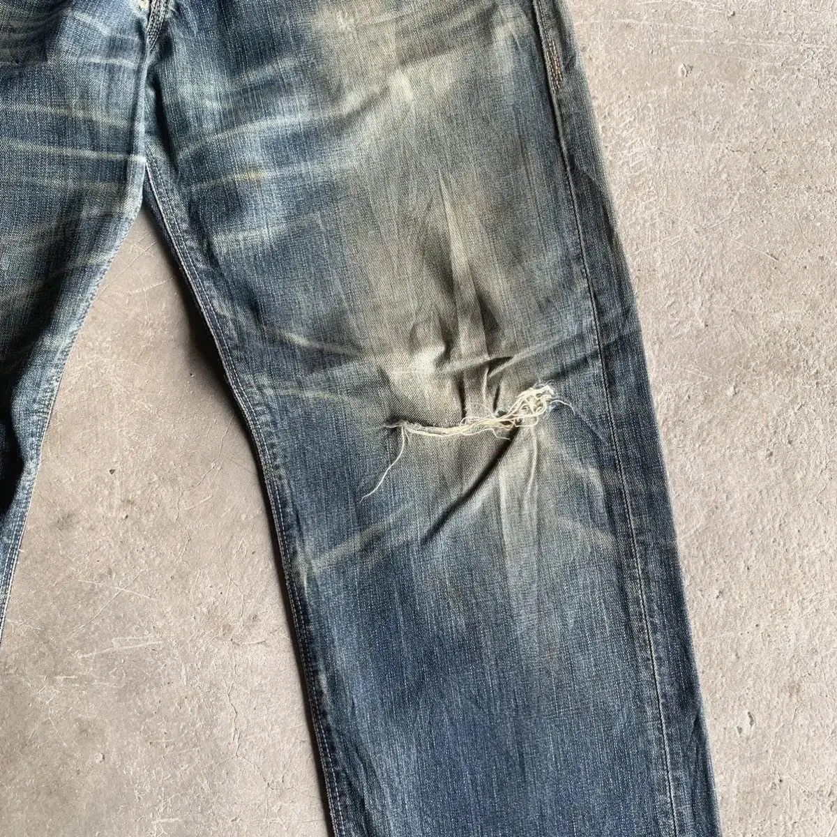 Levi's Levi’s 503XX Jeans Mudwash 32x31 Distressed Denim Pants Size US 32 / EU 48 - 7 Thumbnail