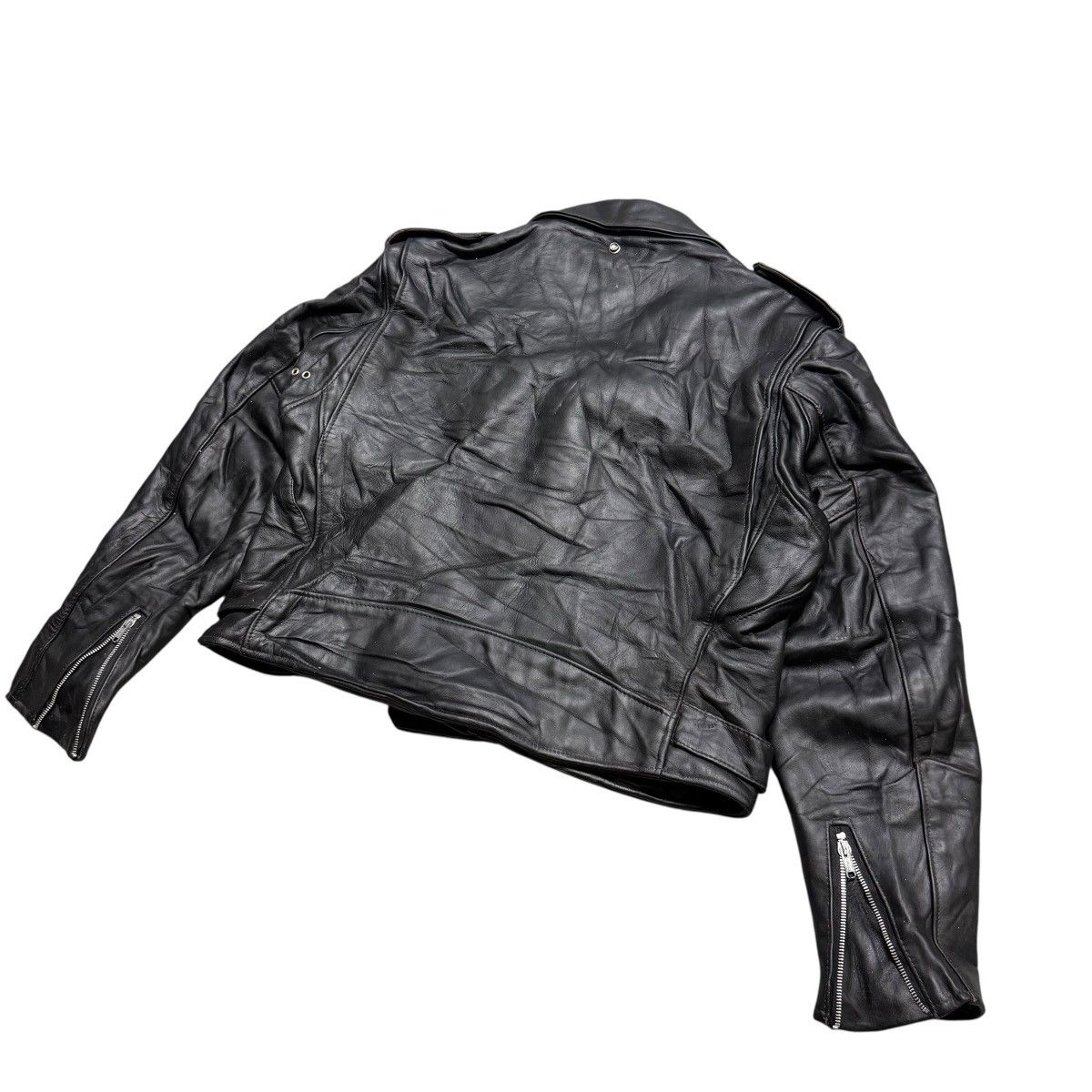 Schott Vintage Schott Perfecto Double Colar Leather Jacket Size US M / EU 48-50 / 2 - 18 Thumbnail