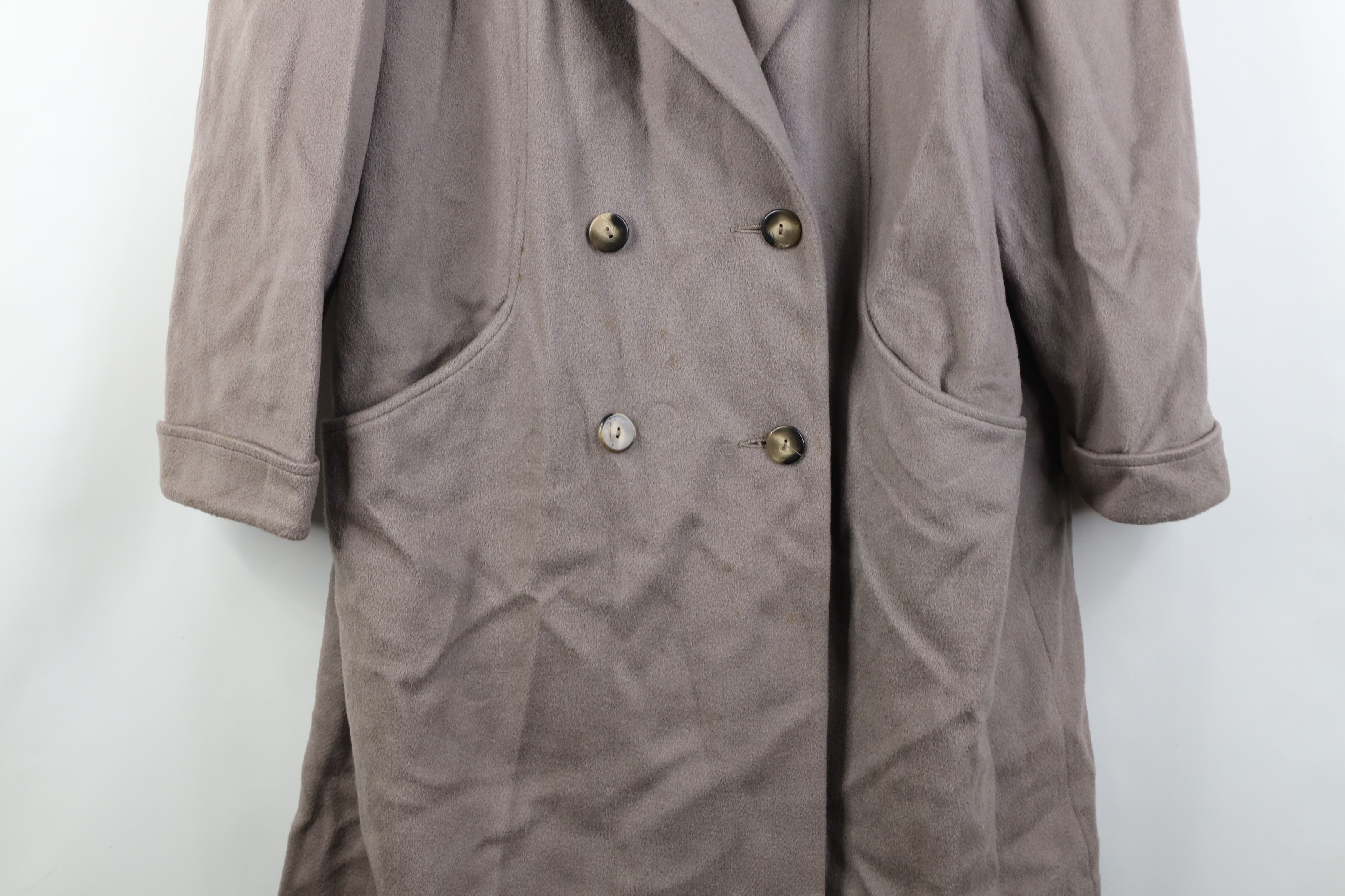 Vintage Vintage 90s Streetwear Heavy Wool Blend Overcoat Jacket USA Size XXL / US 16-18 / IT 52-54 - 3 Thumbnail