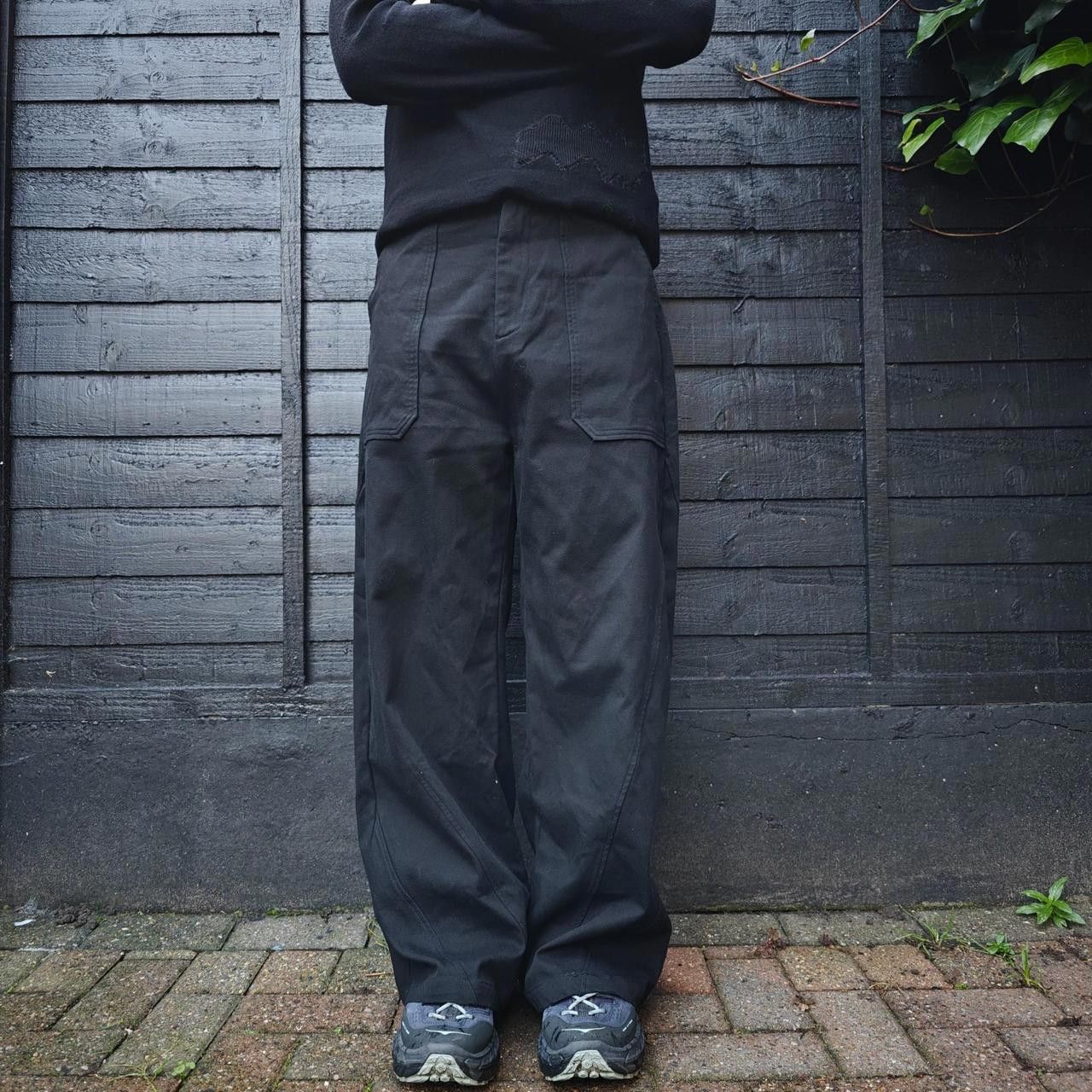 Other 49Percent Black Wide Fatigue Pants Size US 30 / EU 46 - 1 Thumbnail