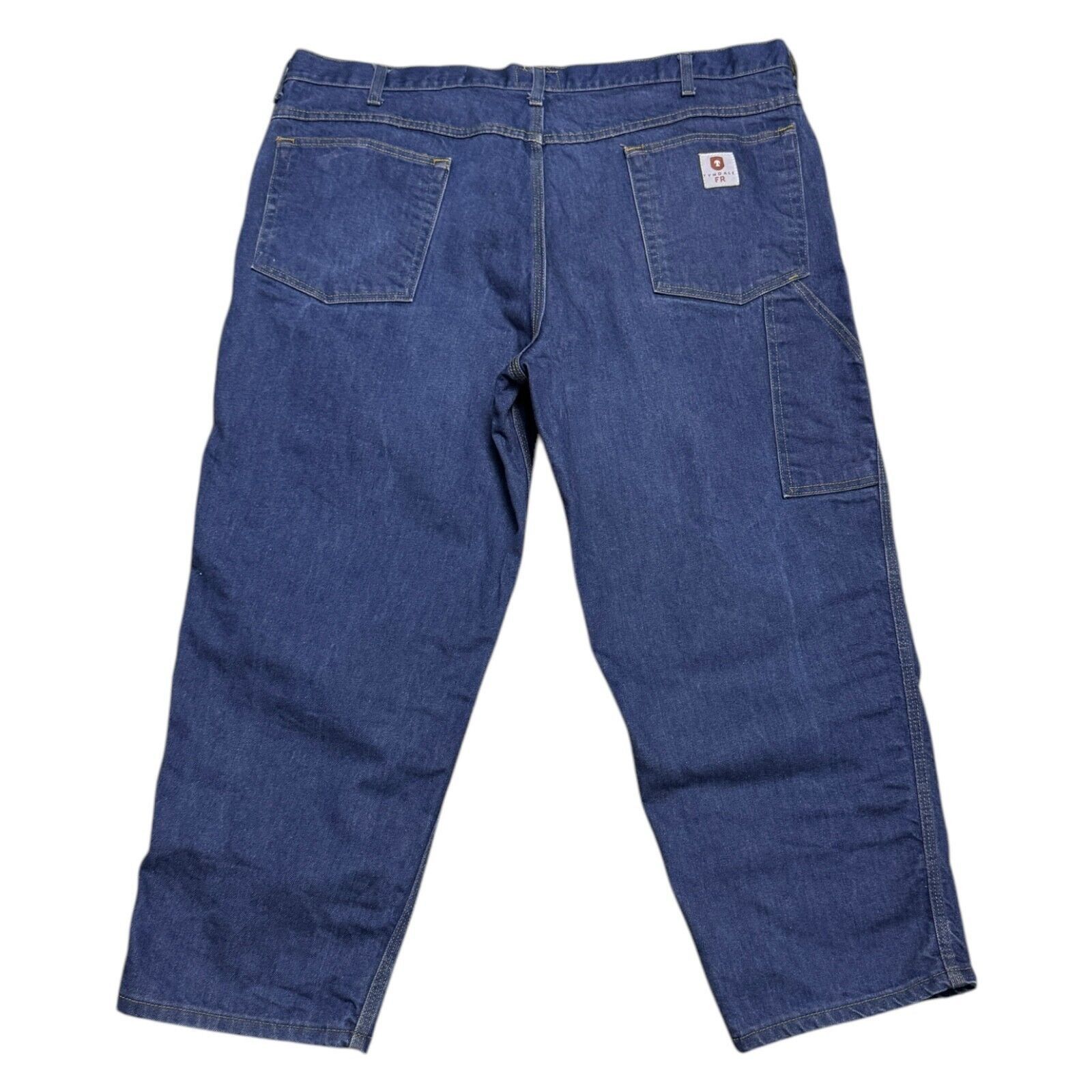Designer TYNDALE FR Flame Resistant Blue Work Denim Pants Jeans 42x28 Size US 42 / EU 58 - 1 Thumbnail