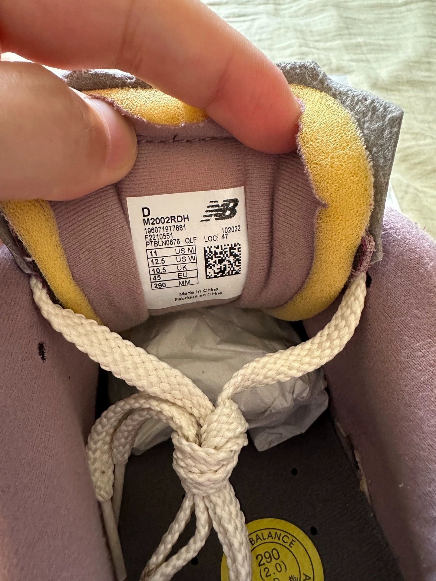 New Balance NB 2002R Low-Top 45 98New NoBox Cherry Blossom Pink Size US 11 / EU 44 - 7 Thumbnail