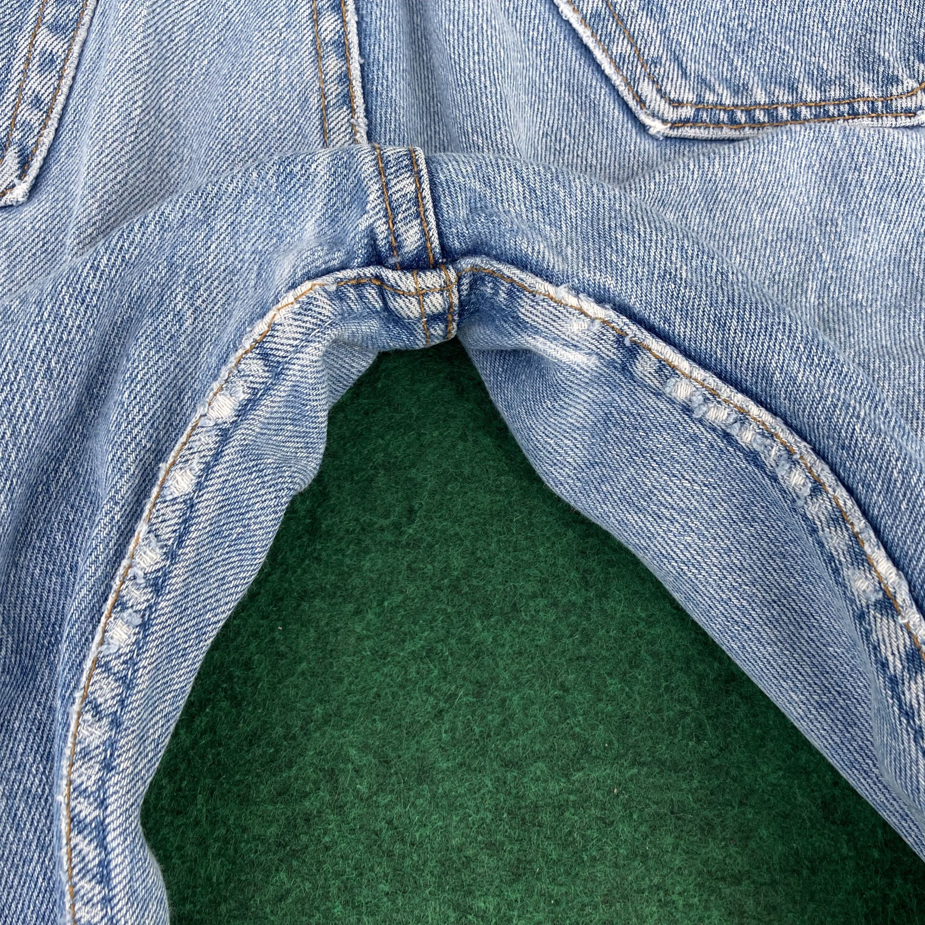 Levi's × Vintage Vtg Levis 501 Short Jorts Ripped Punk Grunge Jeans Size US 29 - 7 Thumbnail