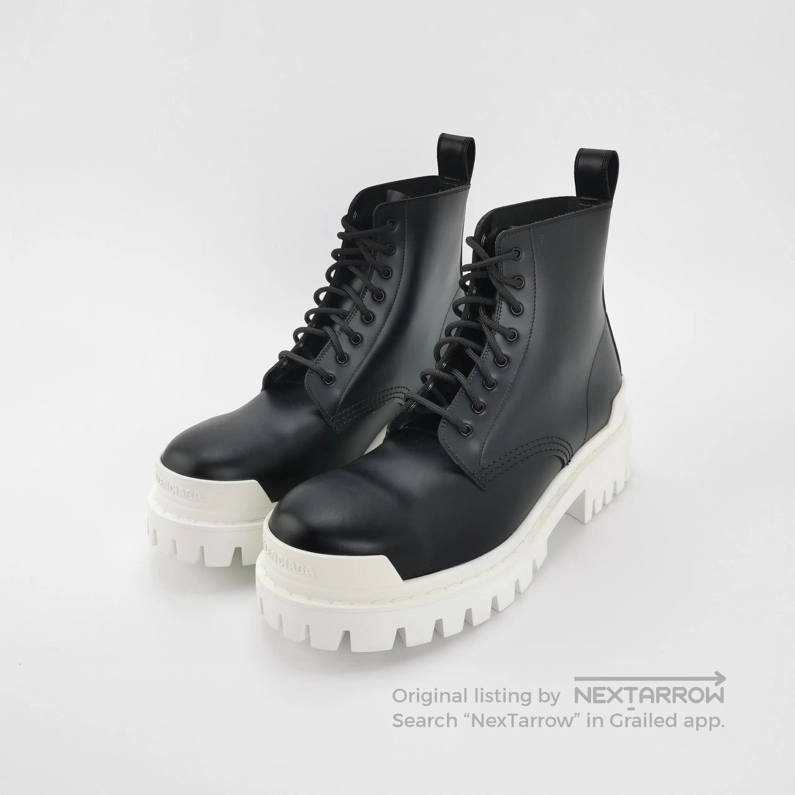 Balenciaga Black Leather Lace. Size US 10 / EU 43 - 1 Thumbnail