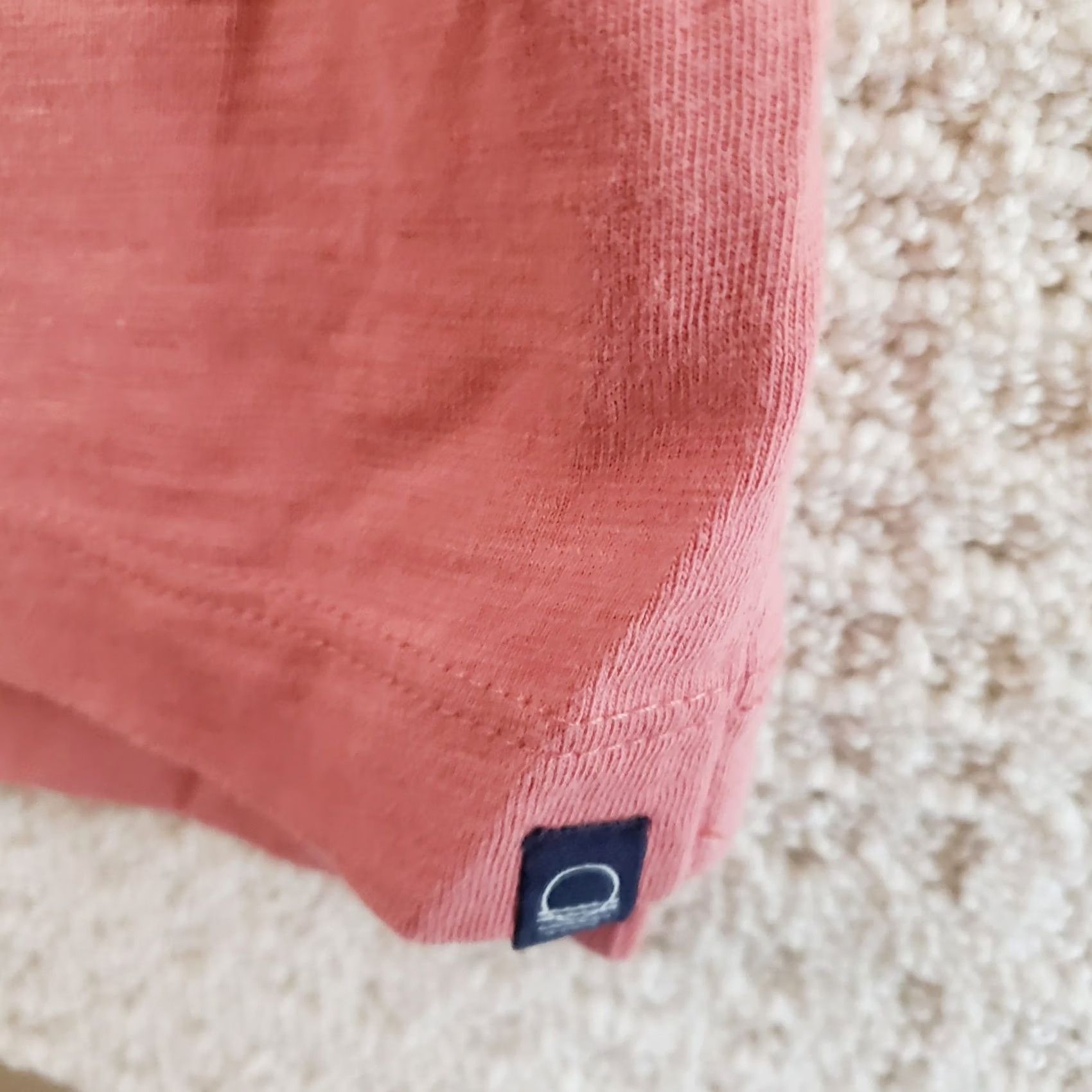 Vintage Even Tide Polo Shirt Short Sleeve Men 2XL Regular 100% Cotton Coral Pink Shirts Mens Polo Size US XXL / EU 58 / 5 - 4 Thumbnail