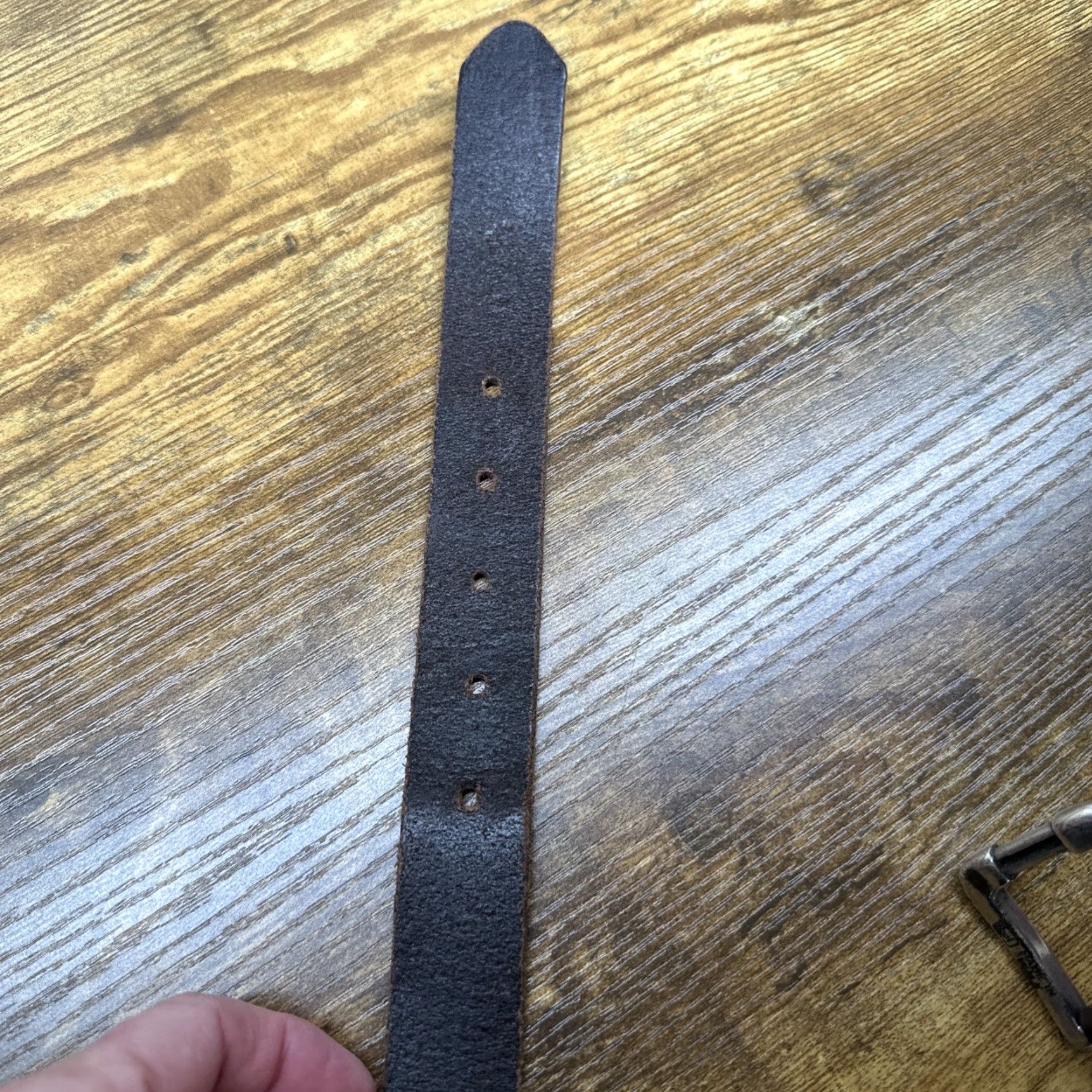 Vintage VTG Tarox Belt XL Brown Leather Dress Women’s 1.25” Buckle Adjustable Italy 90s Preppy Y2K Classic Belt Size XL / US 12-14 / IT 48-50 - 7 Thumbnail