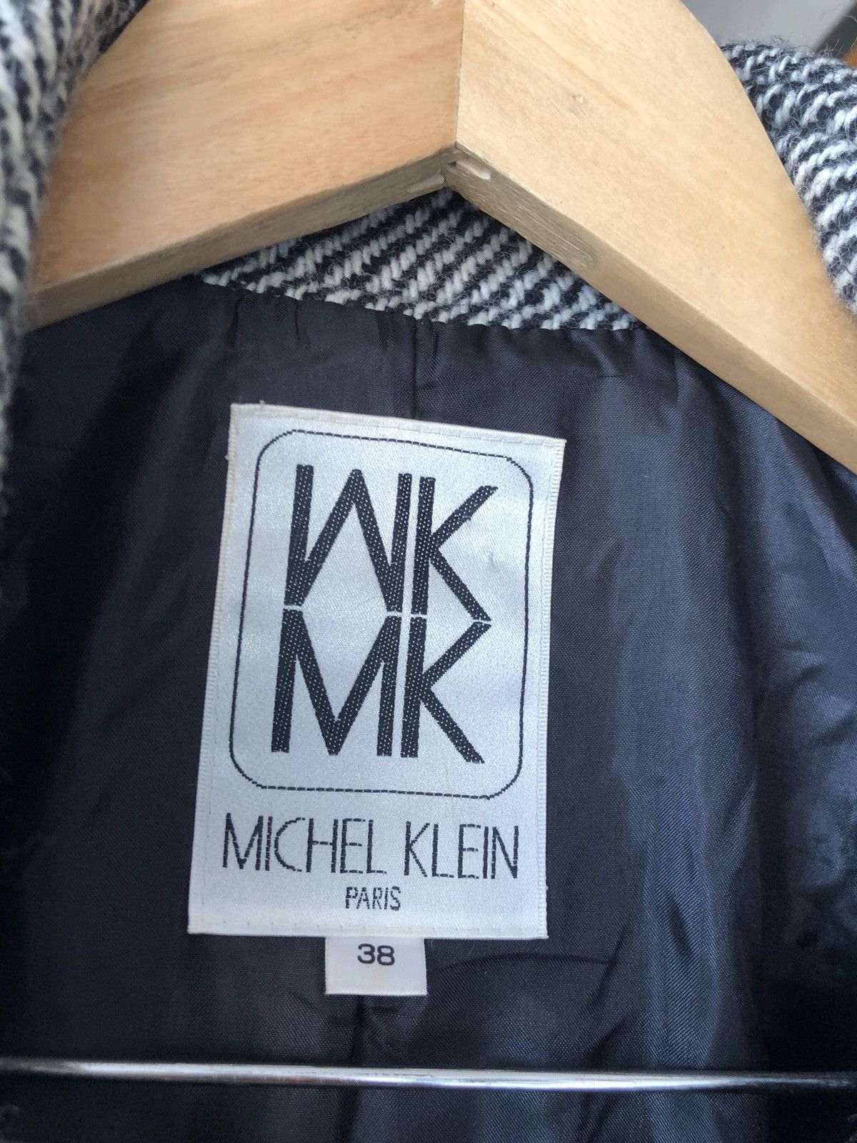Michel Klein Vintage Michel Klein Wool Double Collar Jacket Size XS / US 0-2 / IT 36-38 - 7 Thumbnail
