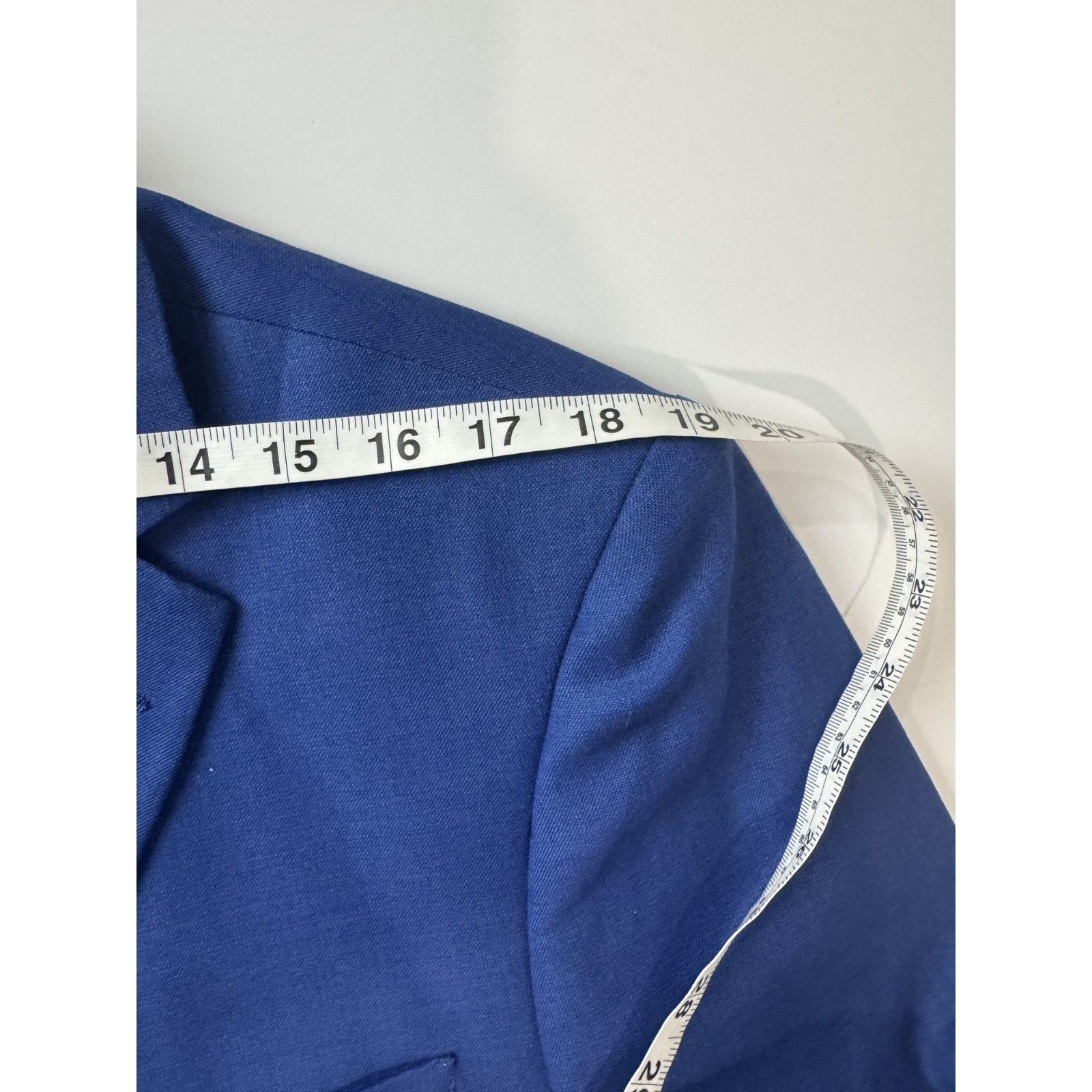 Other Bacaccio Uomo Blue 2-Piece Suit 40S Jacket 34S Pants Slim Size 40S - 17 Thumbnail