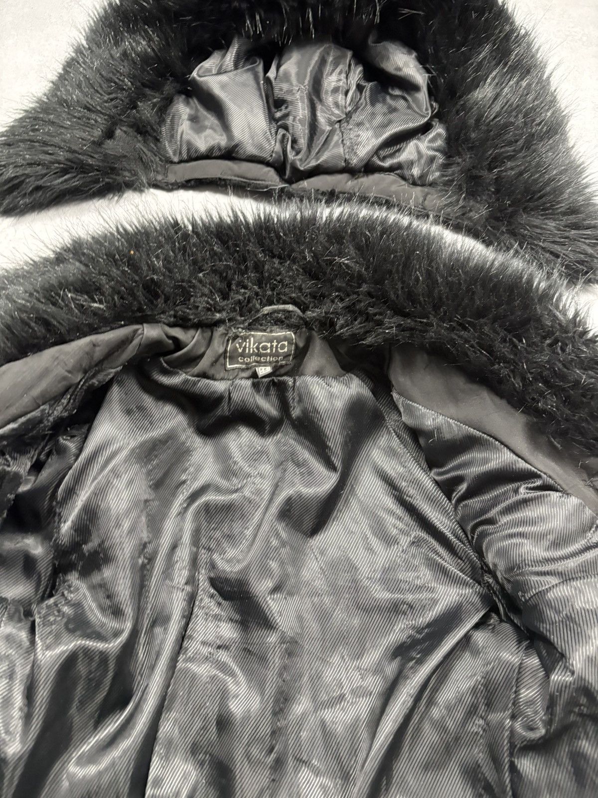 Vintage Vintage Karakul Lamb Fur Hooded Jacket With Faux Fur Trim S Size S / US 4 / IT 40 - 20 Thumbnail