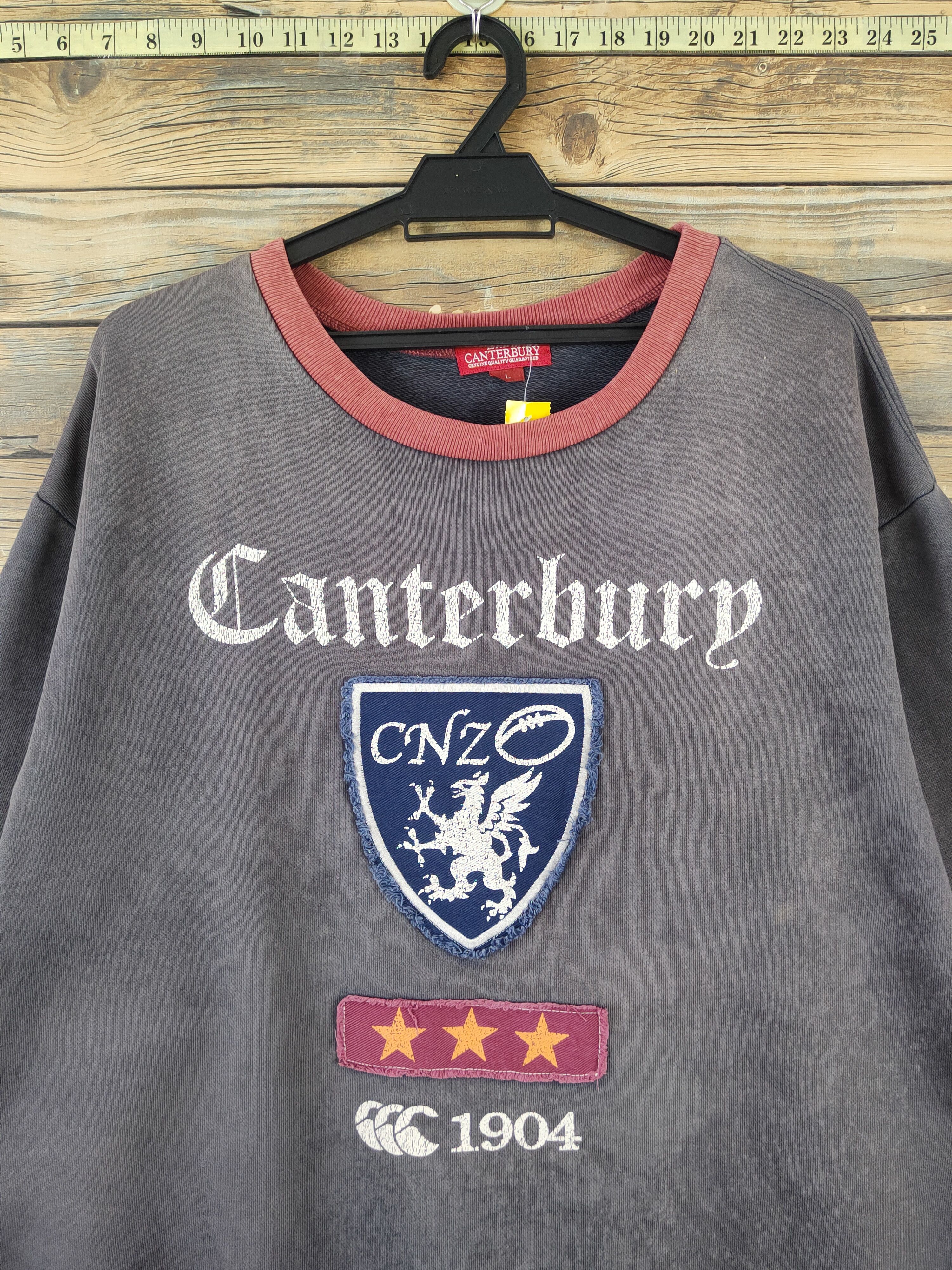 Canterbury of New Zealand × Vintage Canterbury vintage Dark Blue Faded Sweatshirts #W953 Size US L / EU 52-54 / 3 - 2 Thumbnail