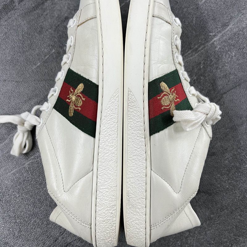Gucci Ace Leather Bee Sneakers for Men -2508