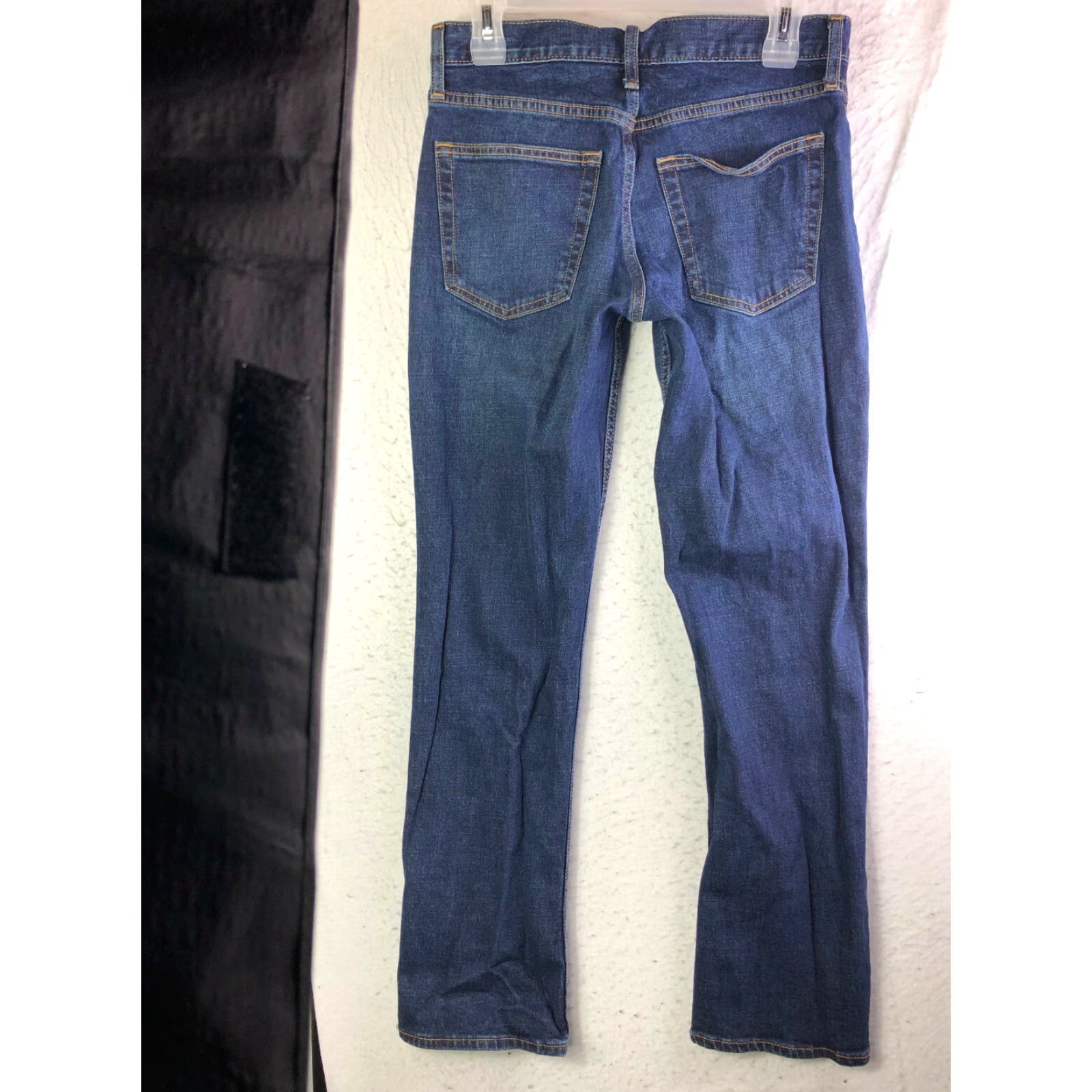 Old Navy Old Navy Jeans Mens 28x30 Dark Wash Blue Denim Straight Leg Mid Rise Denim Jeans Regular Fit Cotton Logo Vintage No Size US 28 / EU 44 - 5 Thumbnail