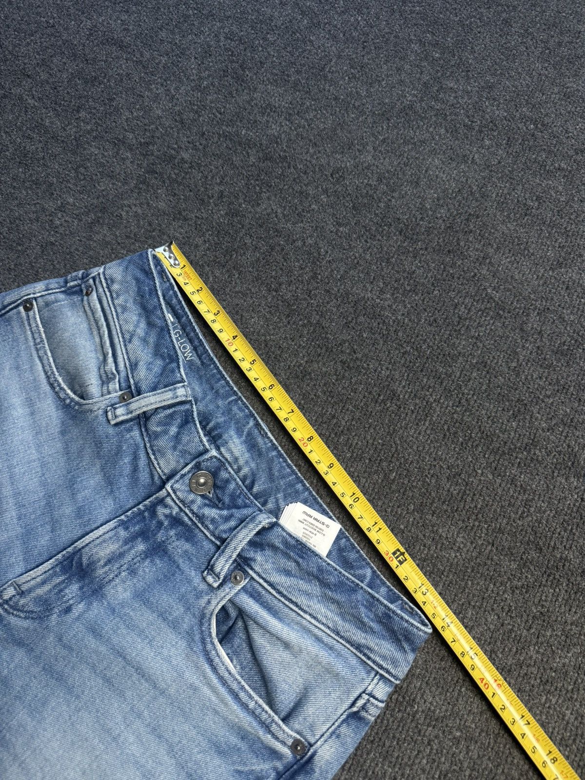 G-Star Vintage 00s G-Star RAW G-Low Bootcut Jeans Y2K Light Wash Size 27" / US 4 / IT 40 - 18 Thumbnail
