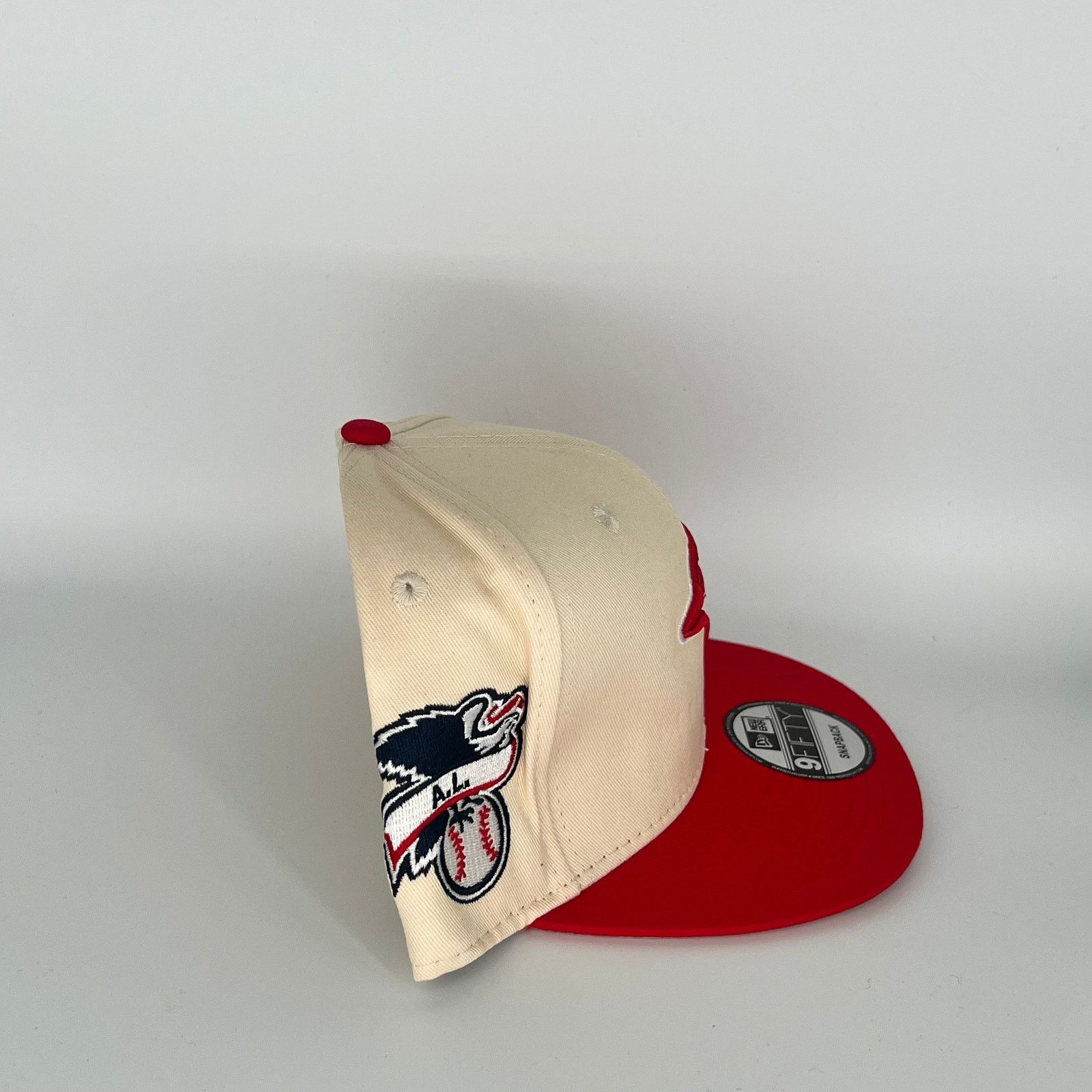 New Era White Red Toronto A.L Side Patch New Era MLB 9Fifty Snapback Size ONE SIZE - 3 Thumbnail