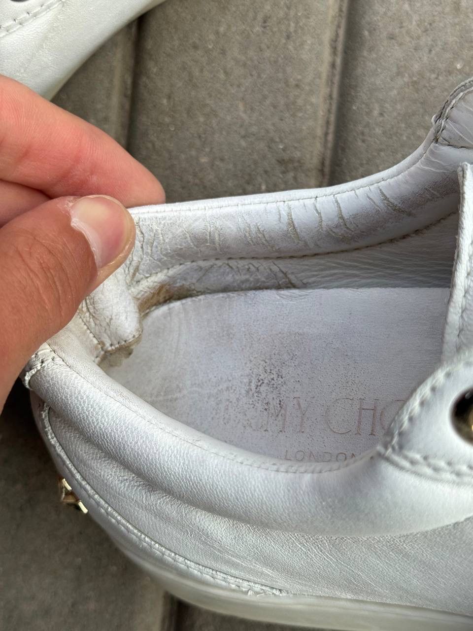 Jimmy Choo Vintage Sneakers Jimmy Choo White Leather Size US 8 / IT 38 - 16 Thumbnail