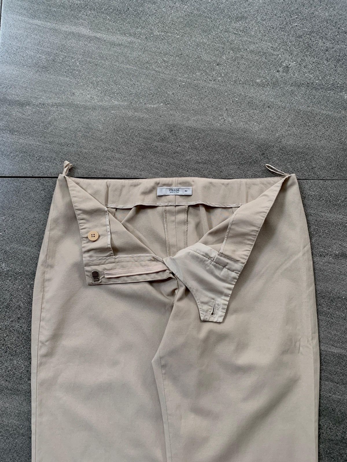 Prada FREE TAX! 2000s Slim Flared Trousers Size US 28 / EU 44 - 4 Thumbnail